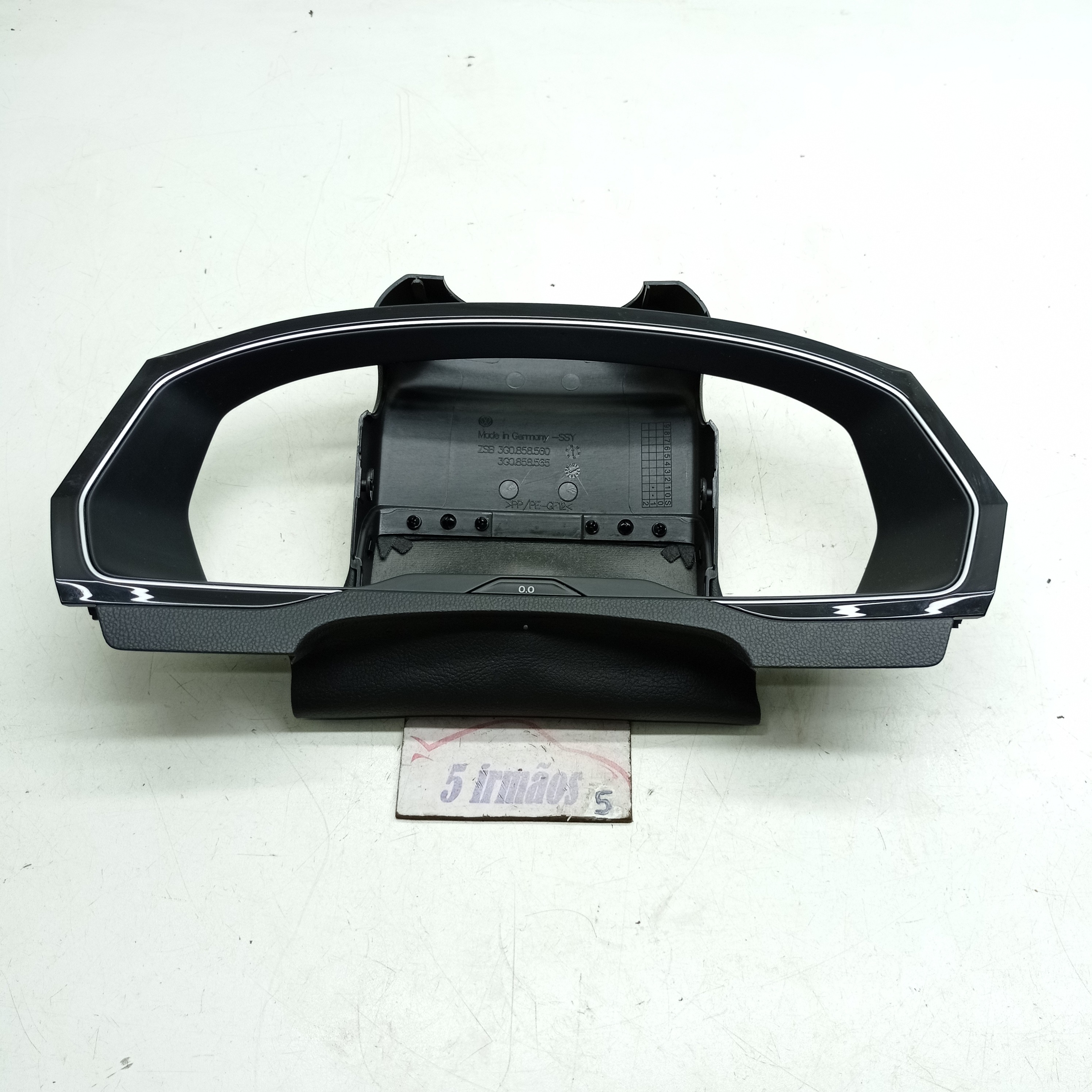 Acabamento Painel Vw Passat 2.0 2018 2019 N3g1858366c Preto