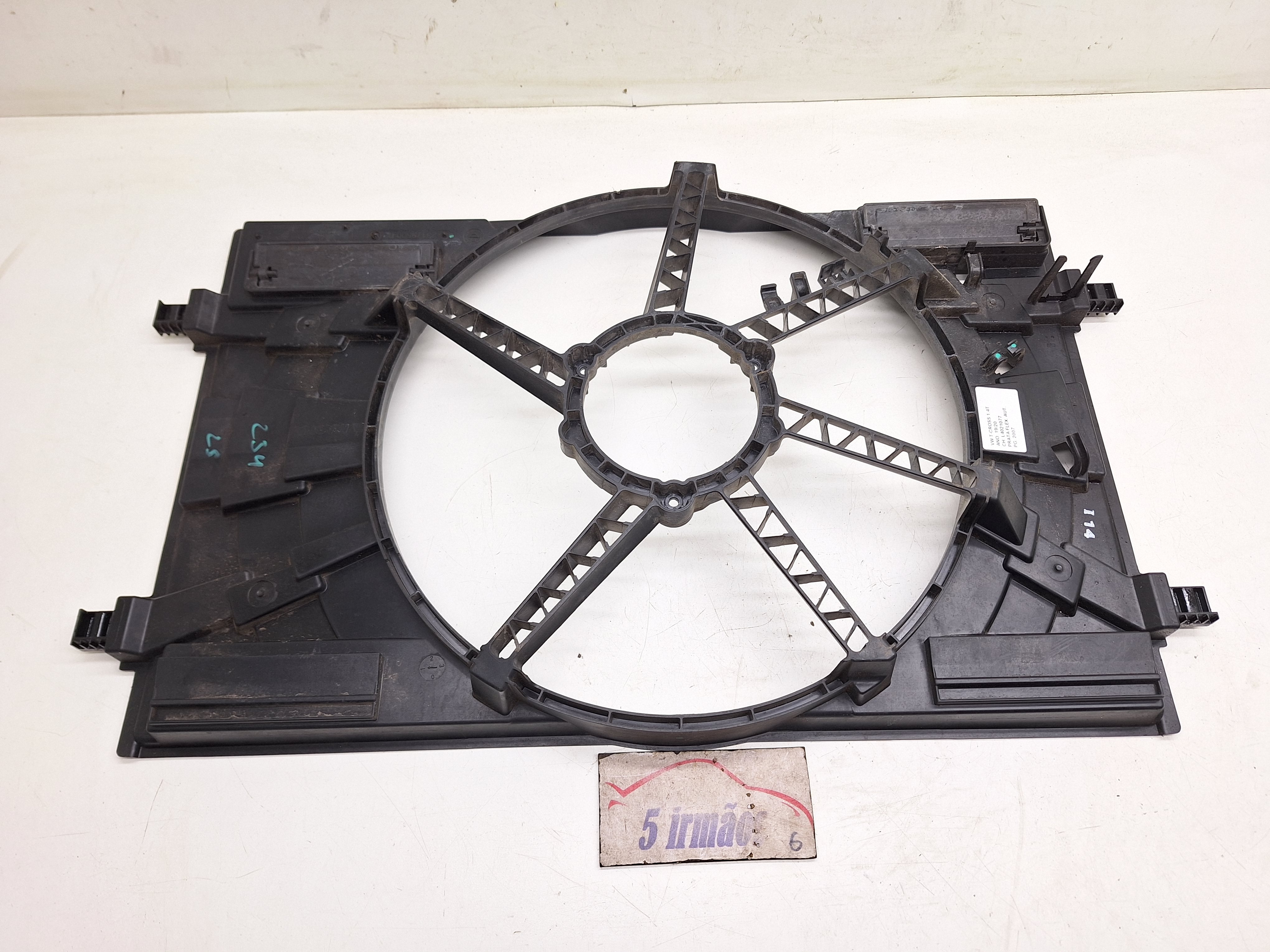 Defletor Radiador Vw Tcross 1.4 Turbo 2019/ 2020 5qm121203j
