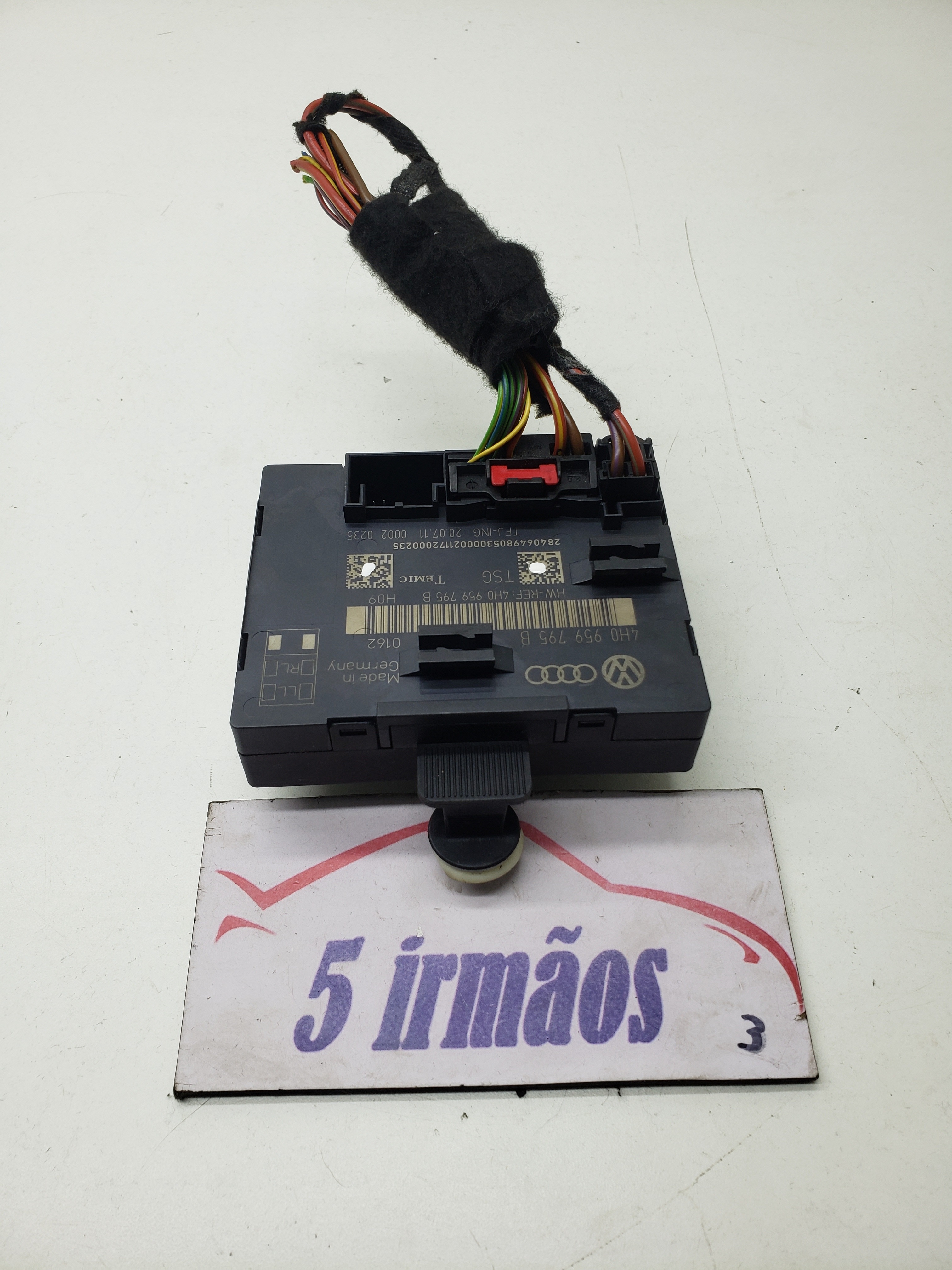 Módulo Porta Traseira Esquerda Vw Touareg 2013 N4h0959795b