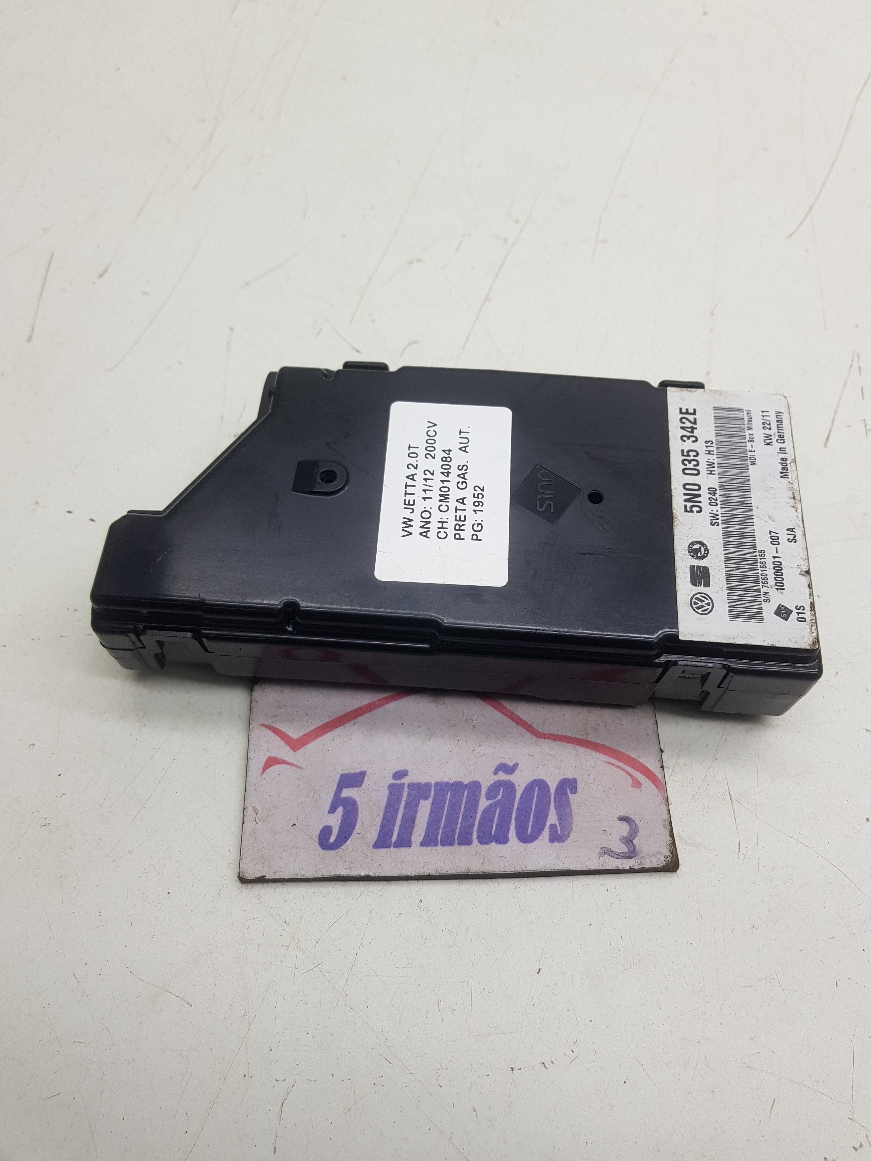 Módulo Interface Multimídia Vw Jetta Tsi 2.0 2012 5n0035342e