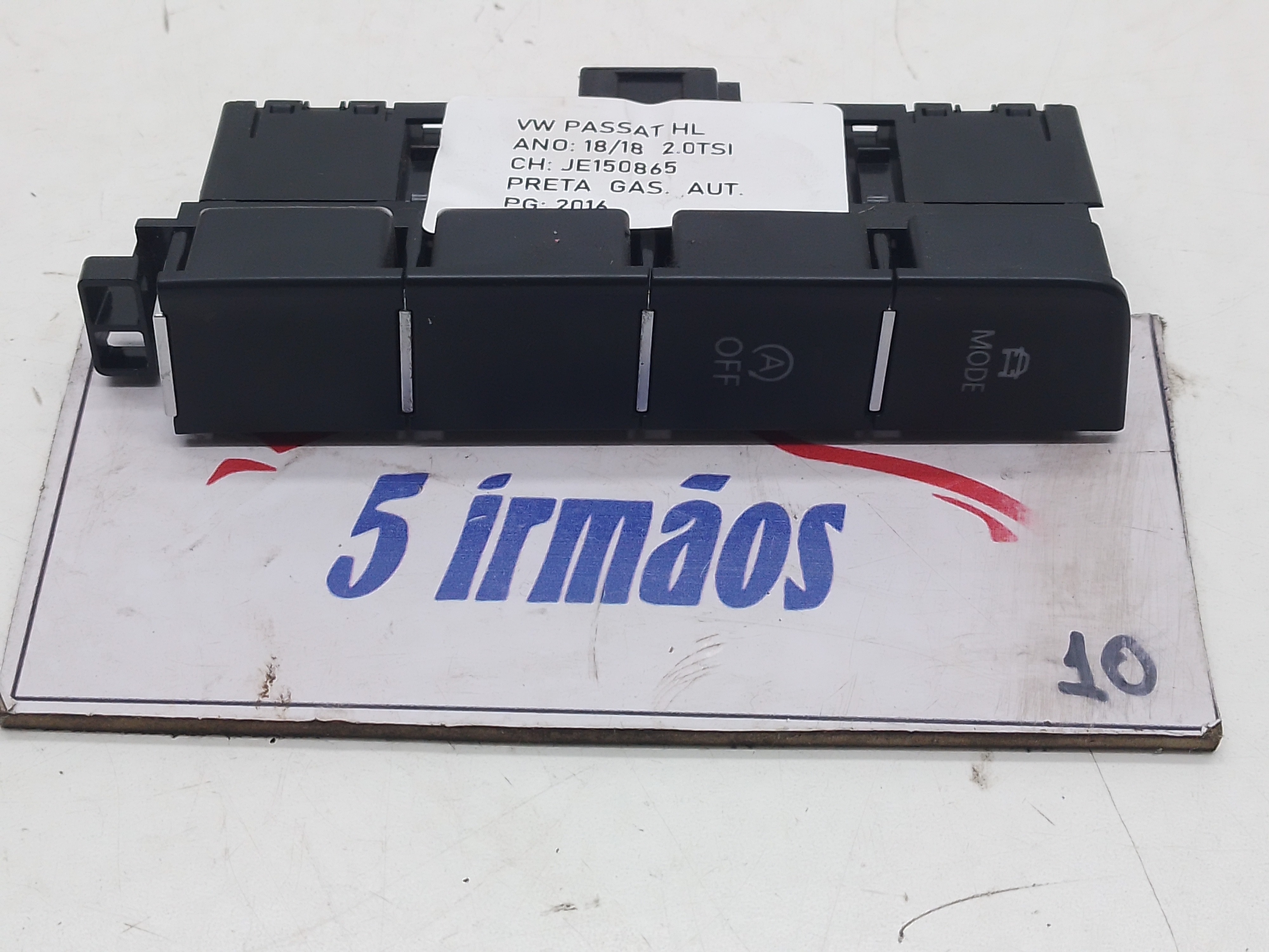 Botão Controle Mode Vw Passat Tsi 2.0 2018 N3g0927137ab