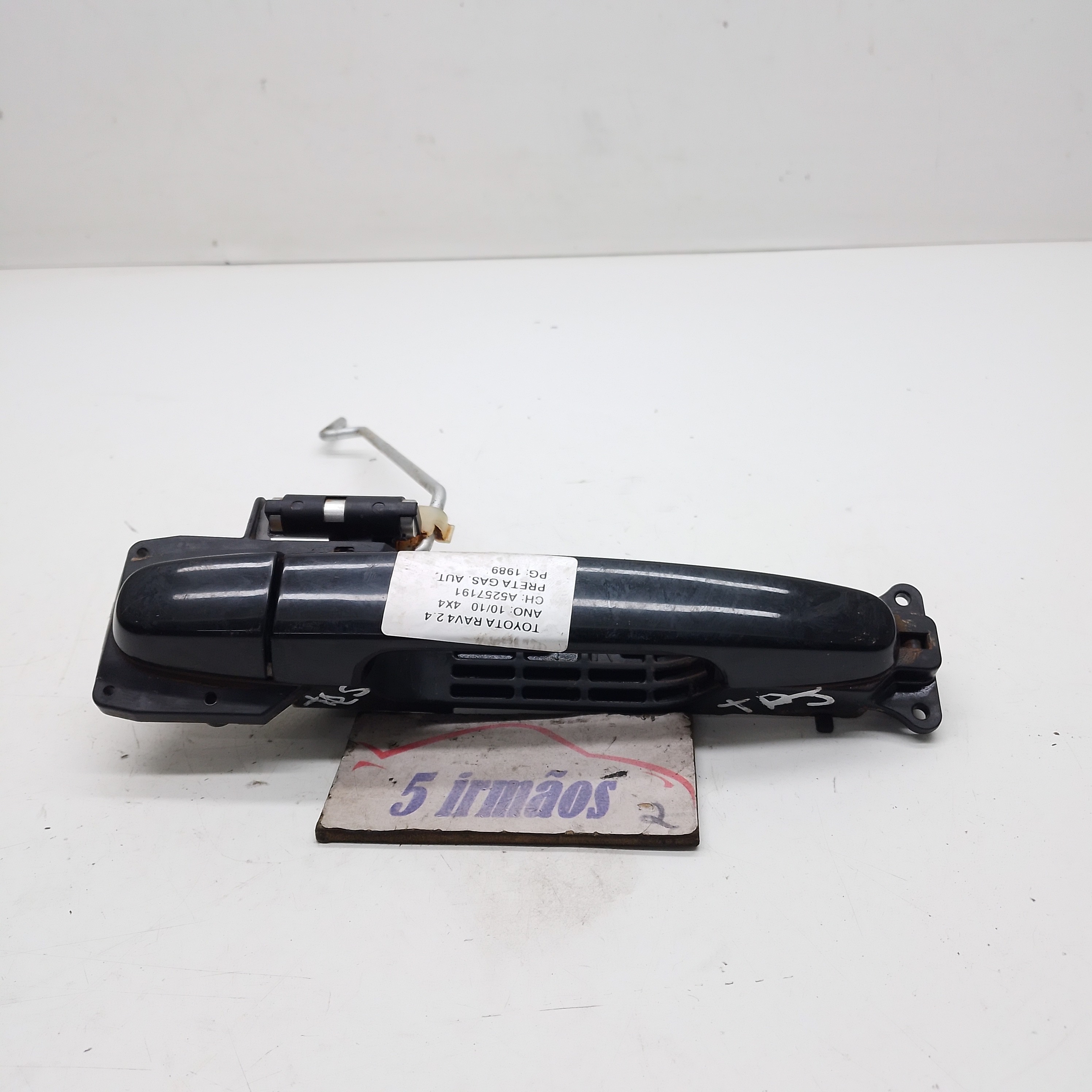 Maçaneta Externa Traseira Direita Toyota Rav4 2.4 2010 Preto Traseira