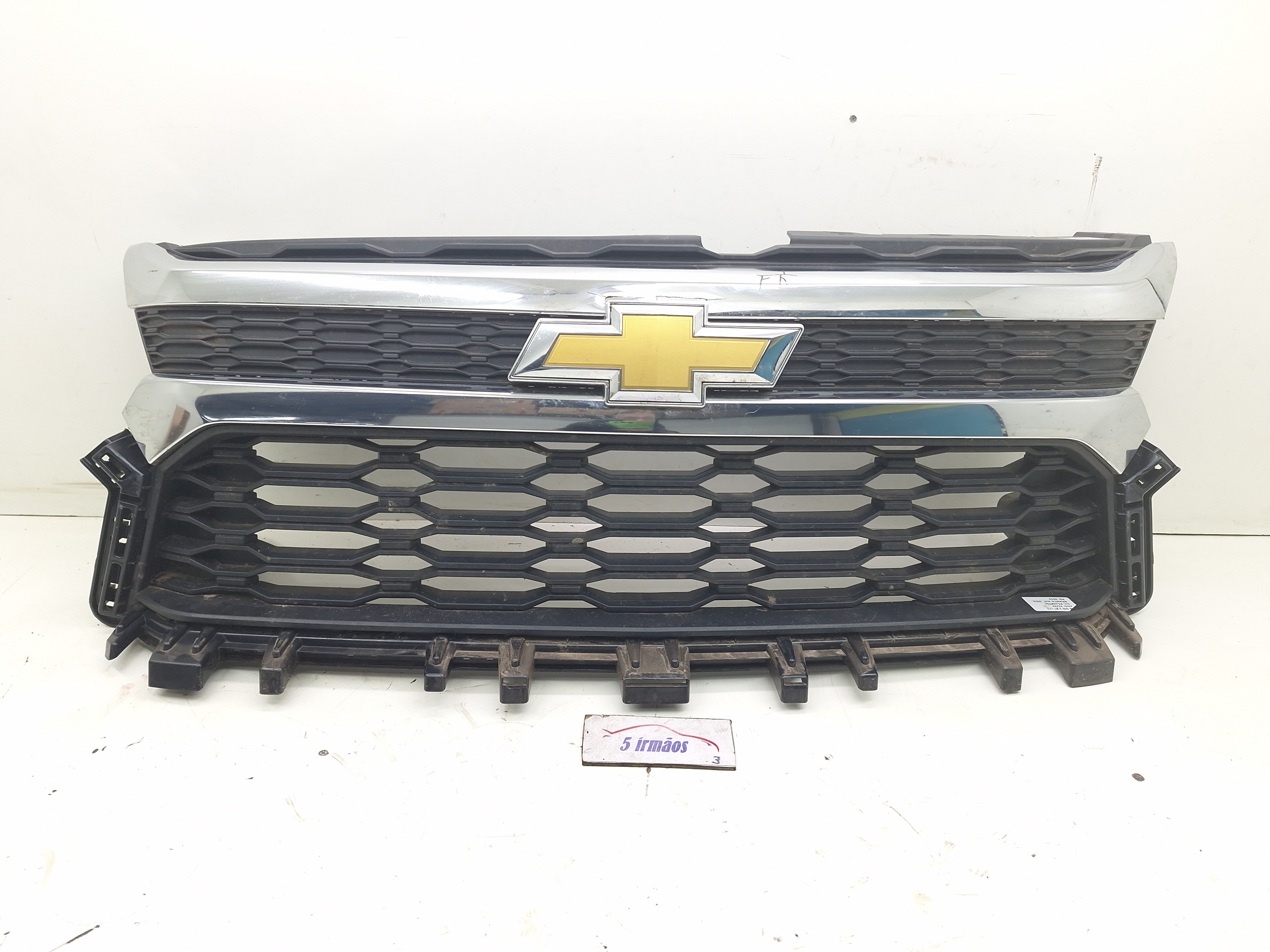 Grade Parachoque Dianteiro Chevrolet S10 2.8 2022 / 2023 Preto