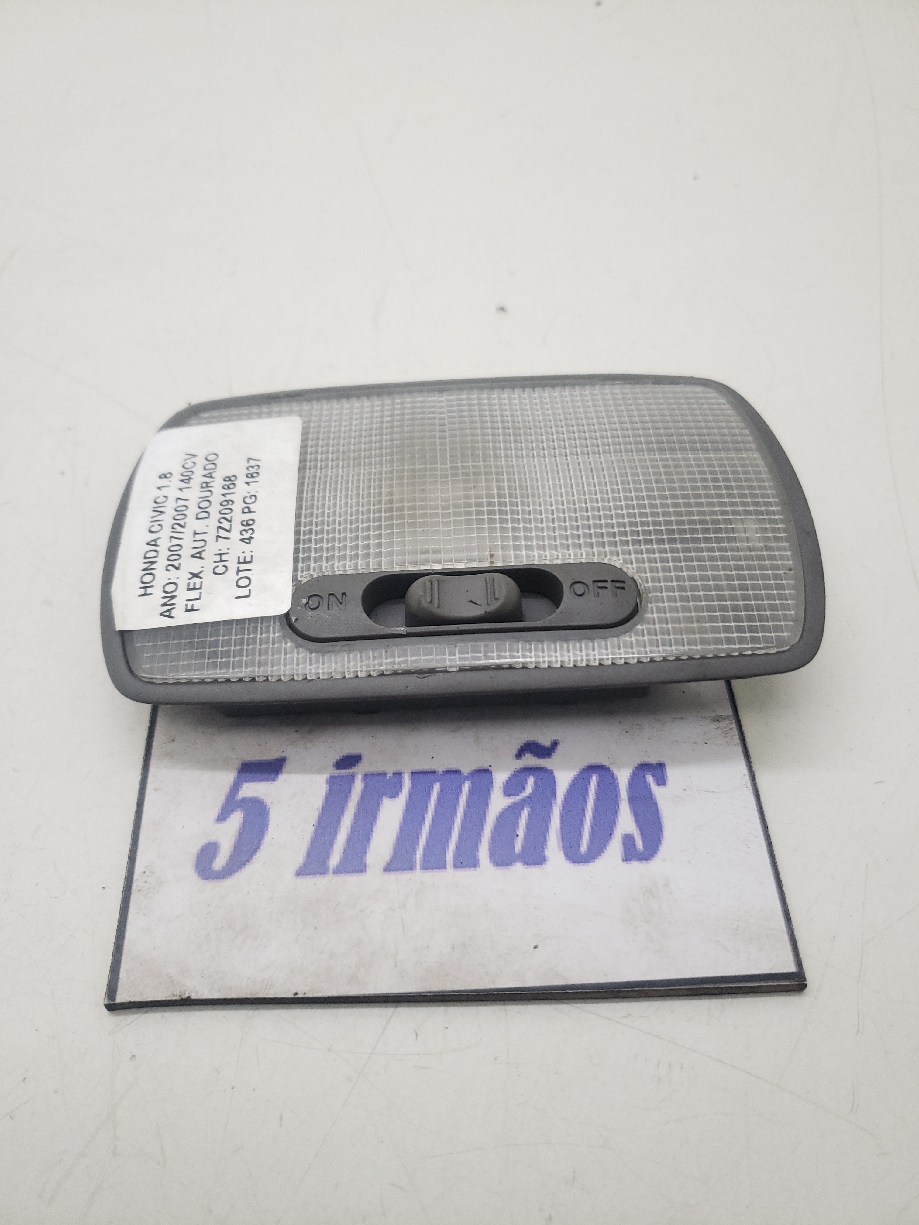 Luz Teto Cortesia Honda New Civic 1.8 Flex 2007 Á 2011