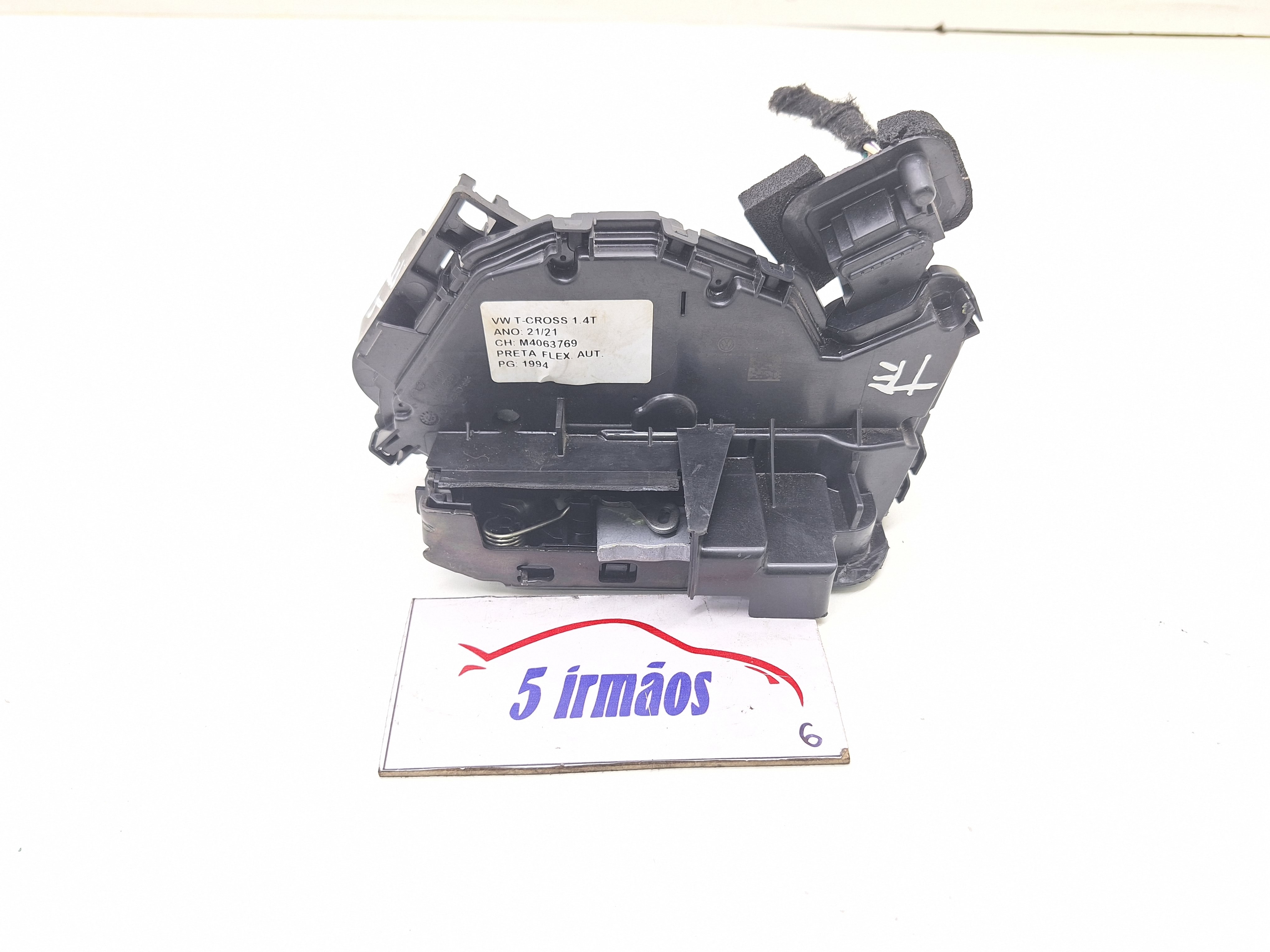 Fechadura Porta Traseira Esquerda Vw Tcross 1.4 2020/ 2021