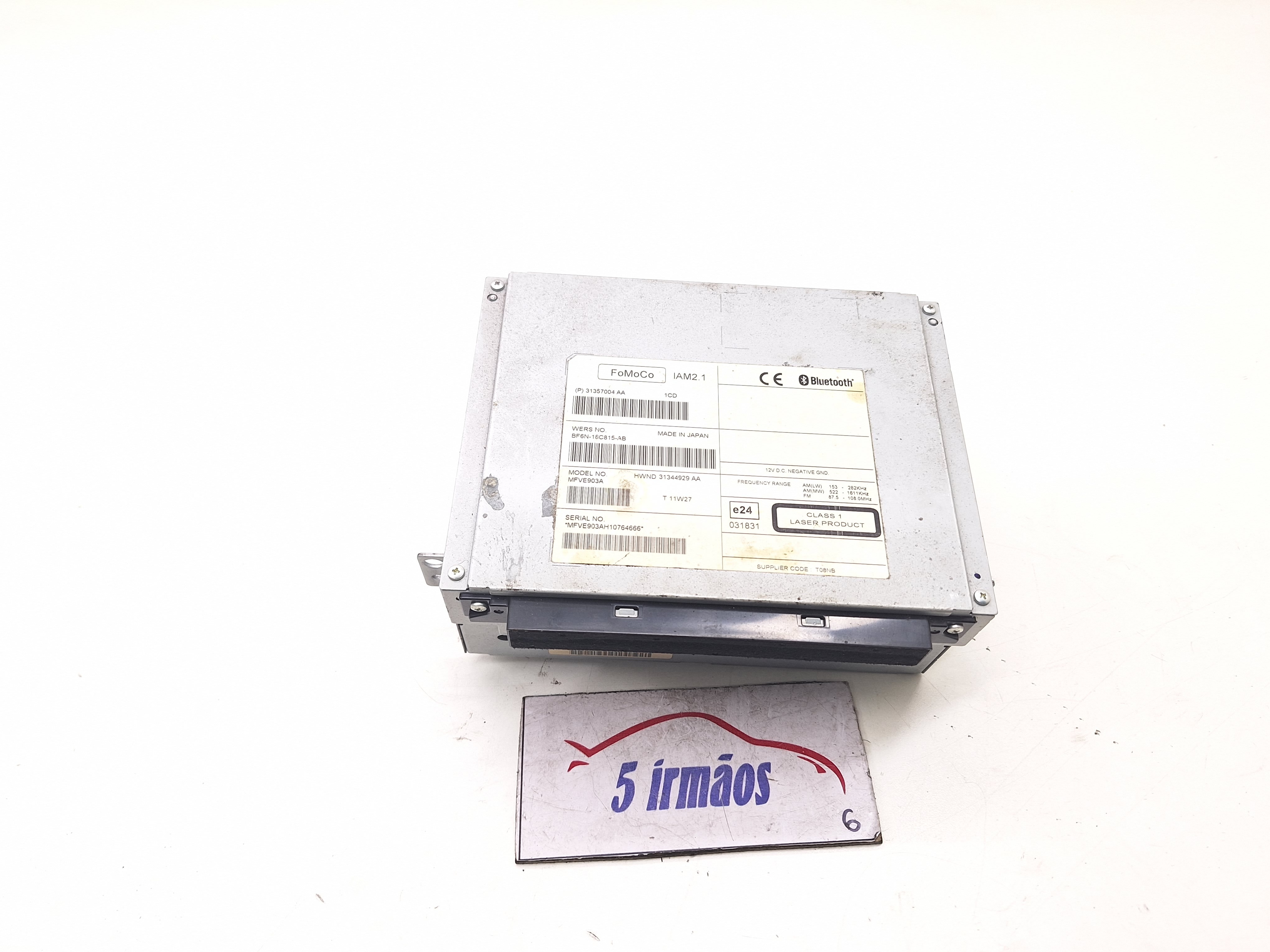 Central Radio Player Multimídia Volvo S60 T4 1.6 2011/ 2012