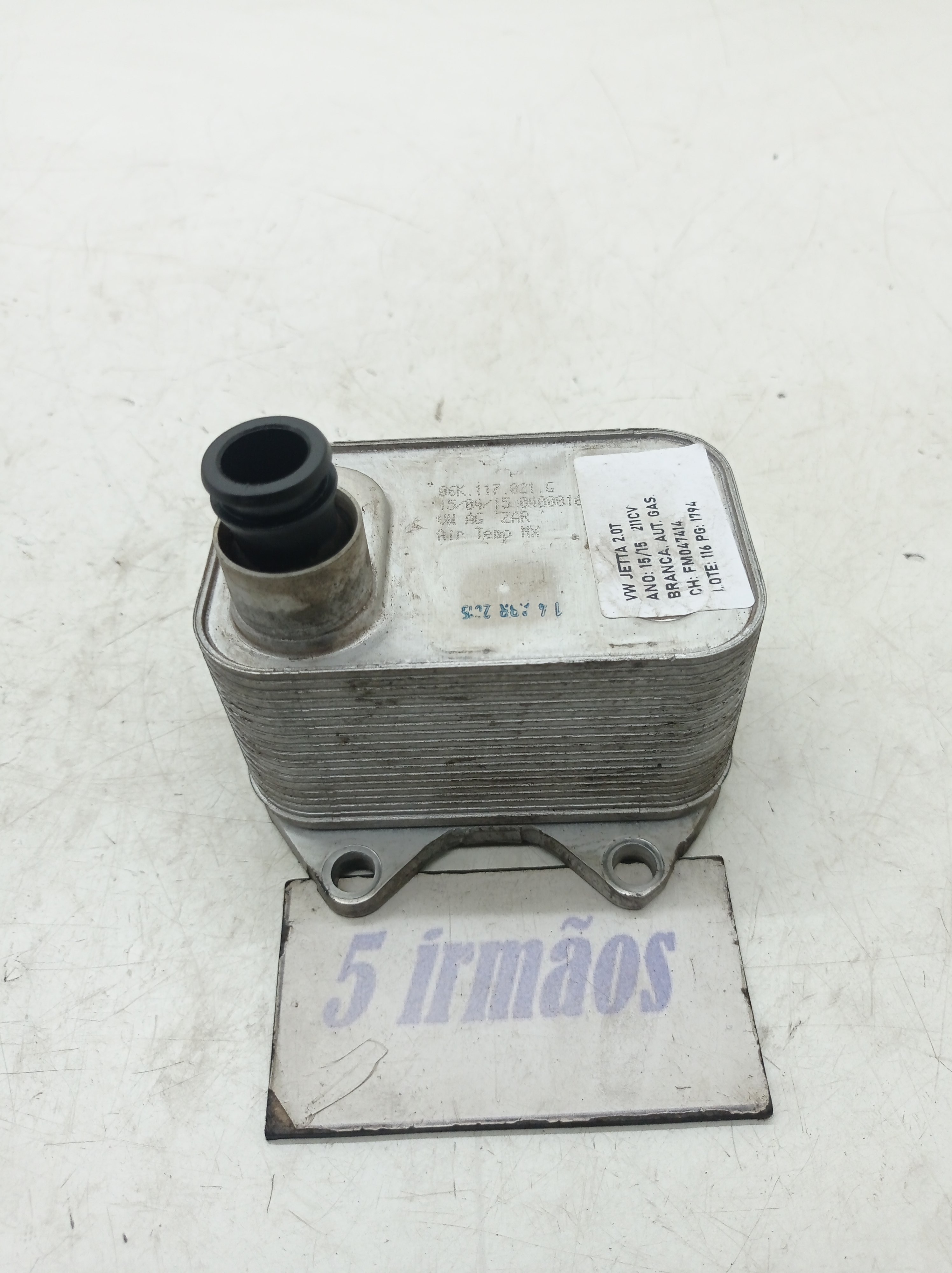 Resfriador Óleo Motor Vw Jetta Tsi 2.0 Turbo 2014 / 2015