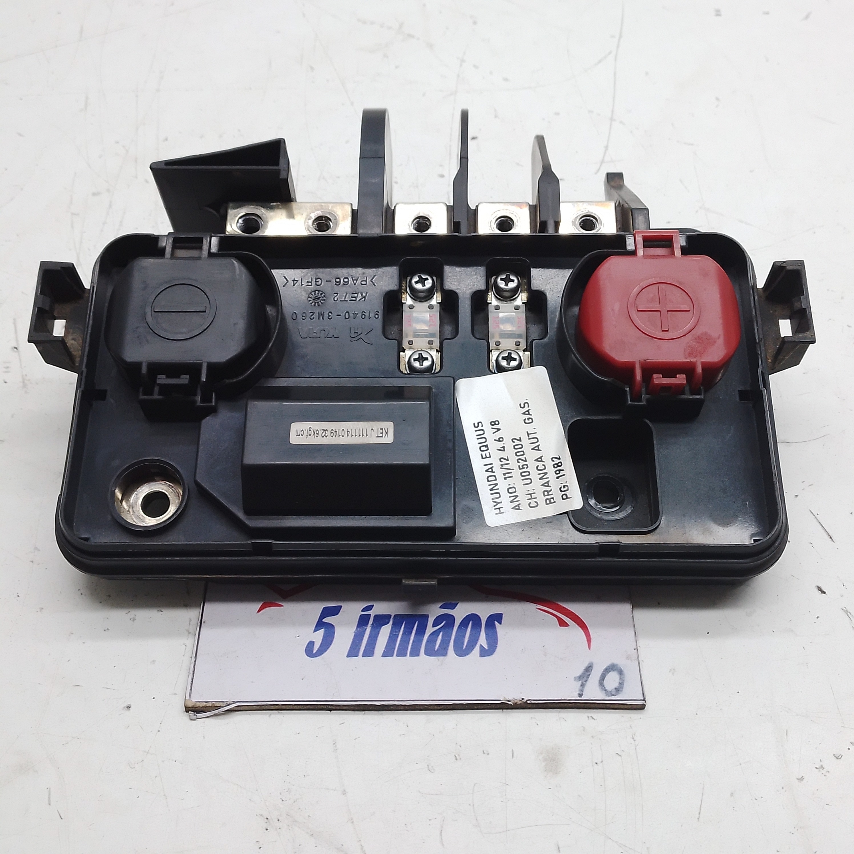 Capa Protetora Polo Bateria Hyundai Equus 4.6 V8 2011 / 2012