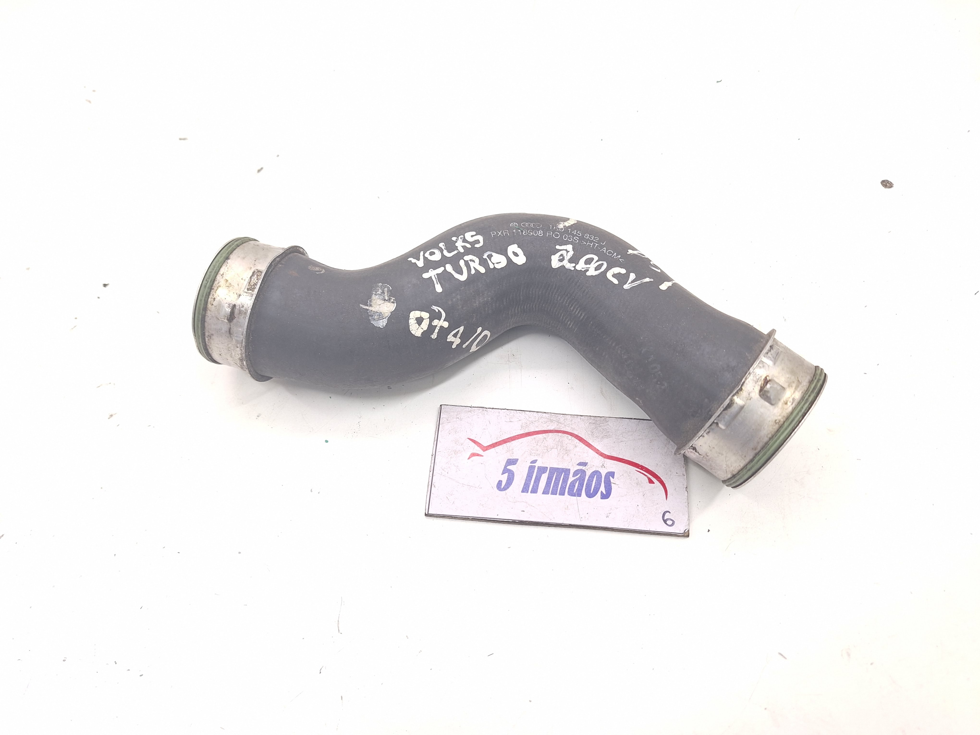 Mangueira Turbina Vw Passat Turbo 2.0 2007 Á 2010  Preto