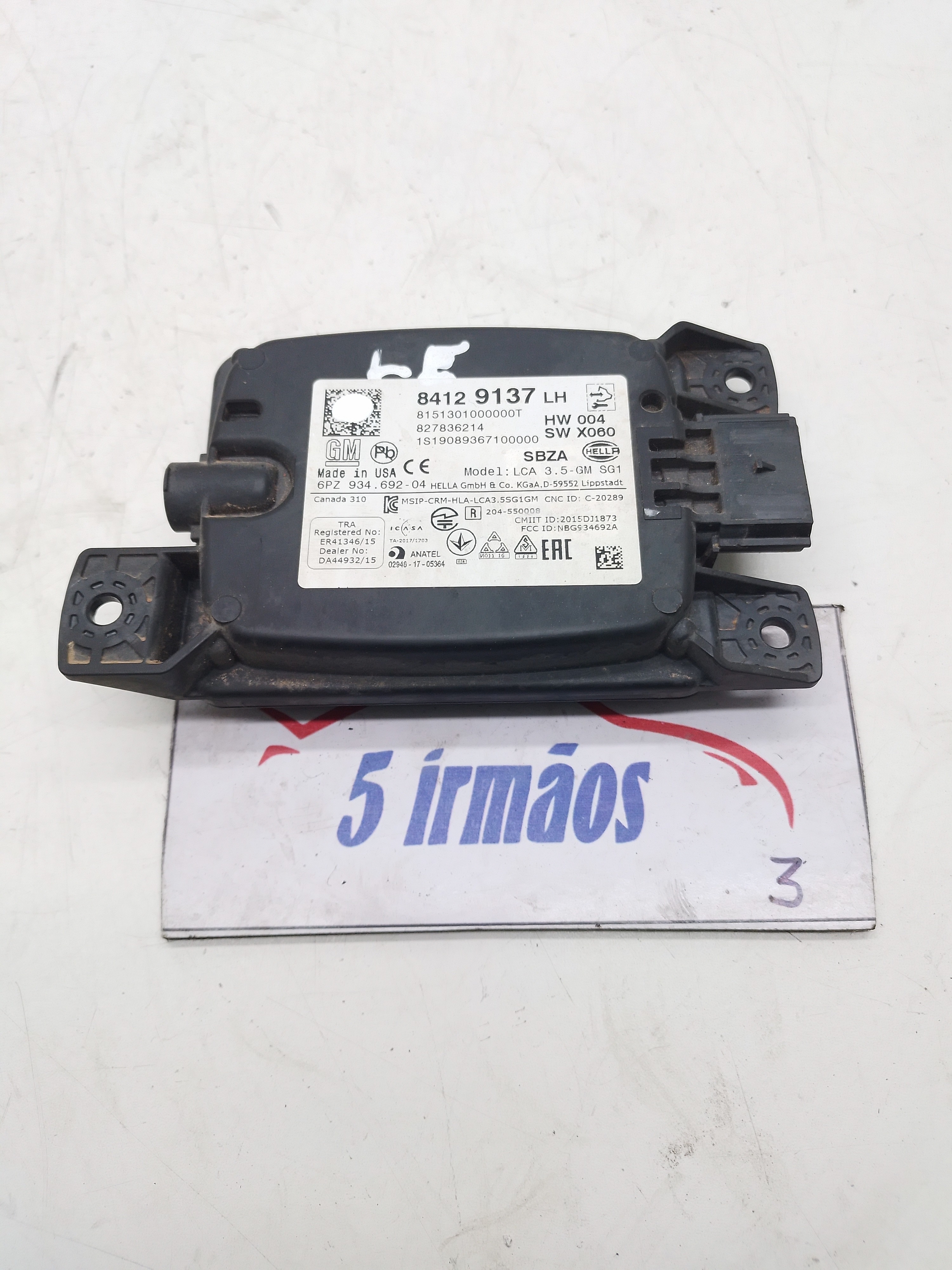 Módulo Ponto Cego Gm Equinox 2.0 2018 / 2019 84129137