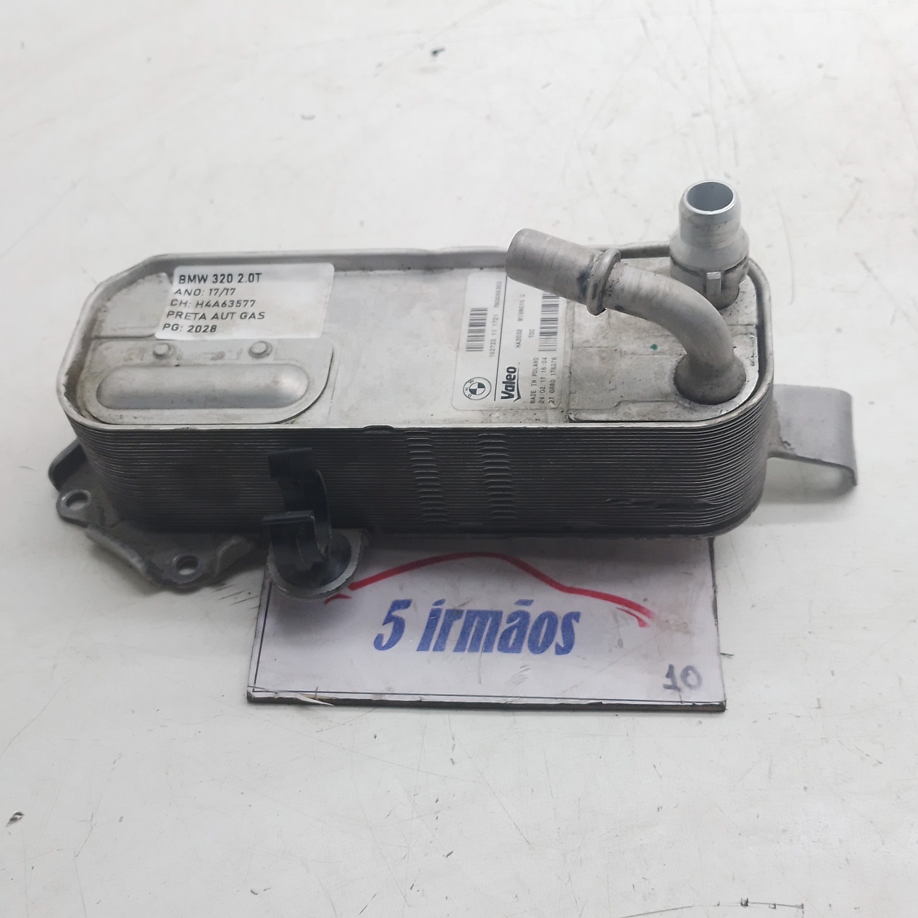 Resfriador Óleo Câmbio Bmw 320i 2.0 2017 / 2018 N760055303