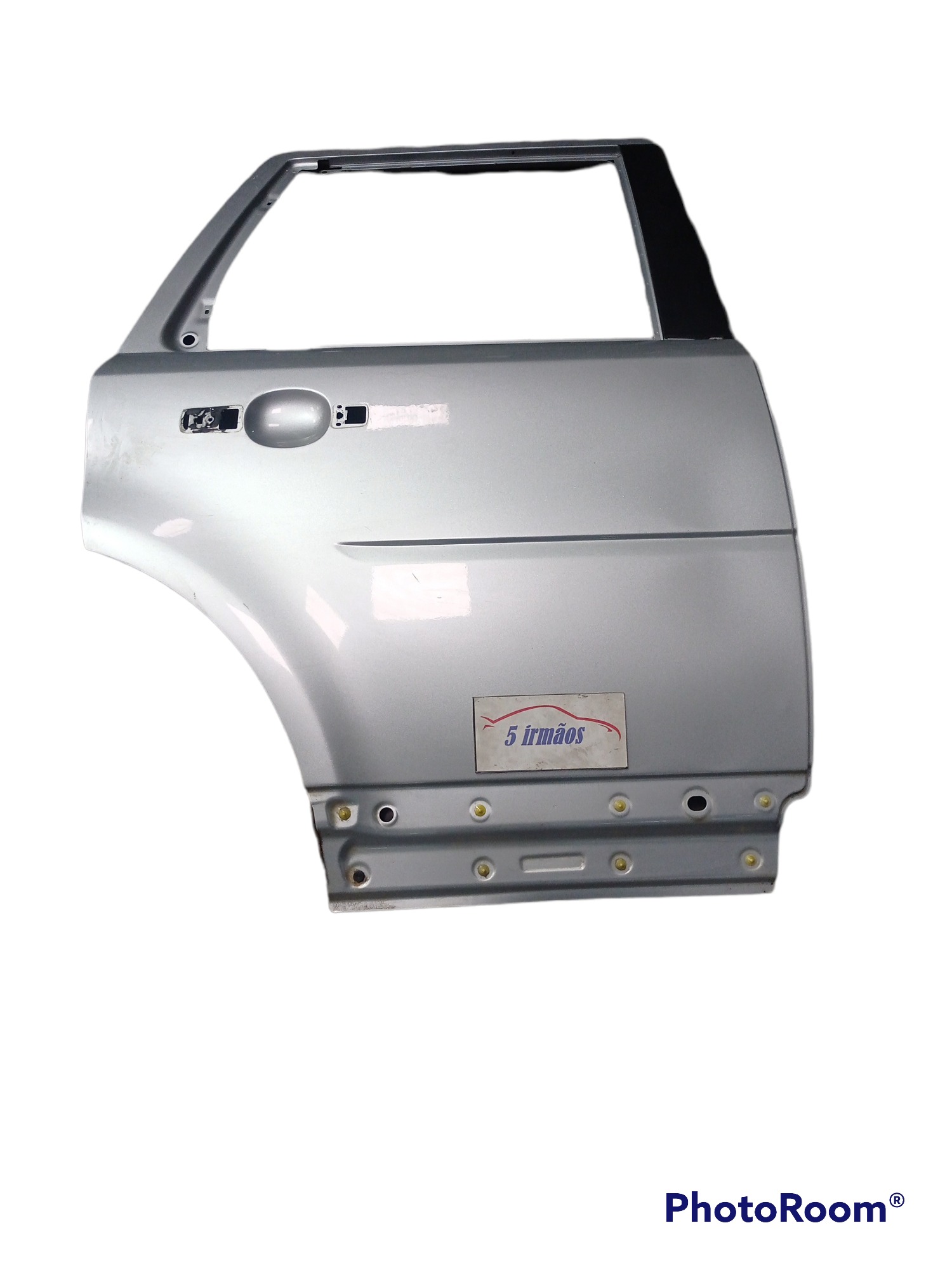 Porta Traseira Direita Freelander 2 2.2 2012 À 2015 Traseira Direito Prateado