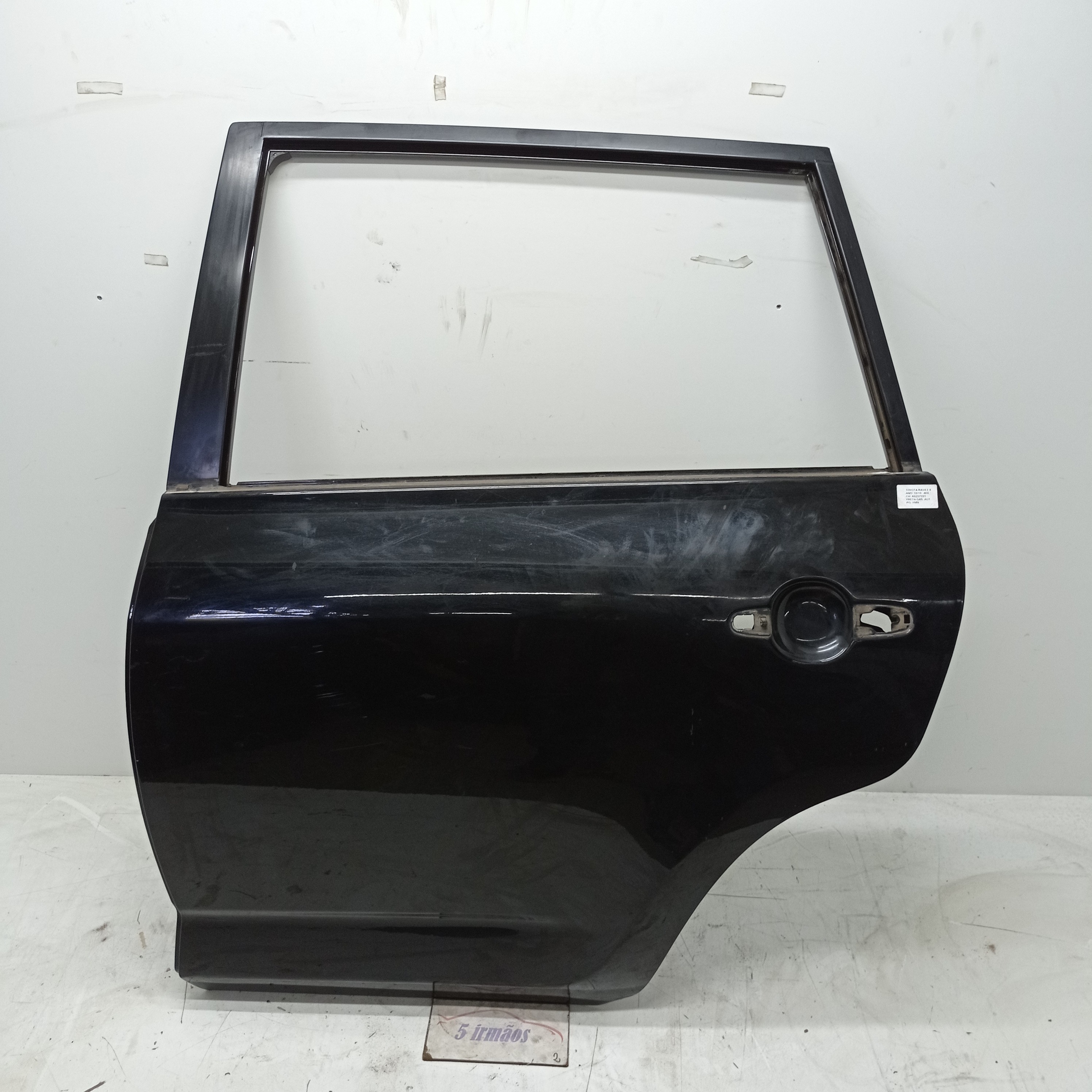 Porta Traseira Esquerda Toyota Rav4 2.4 4×4 2010  Traseira Esquerdo Preto