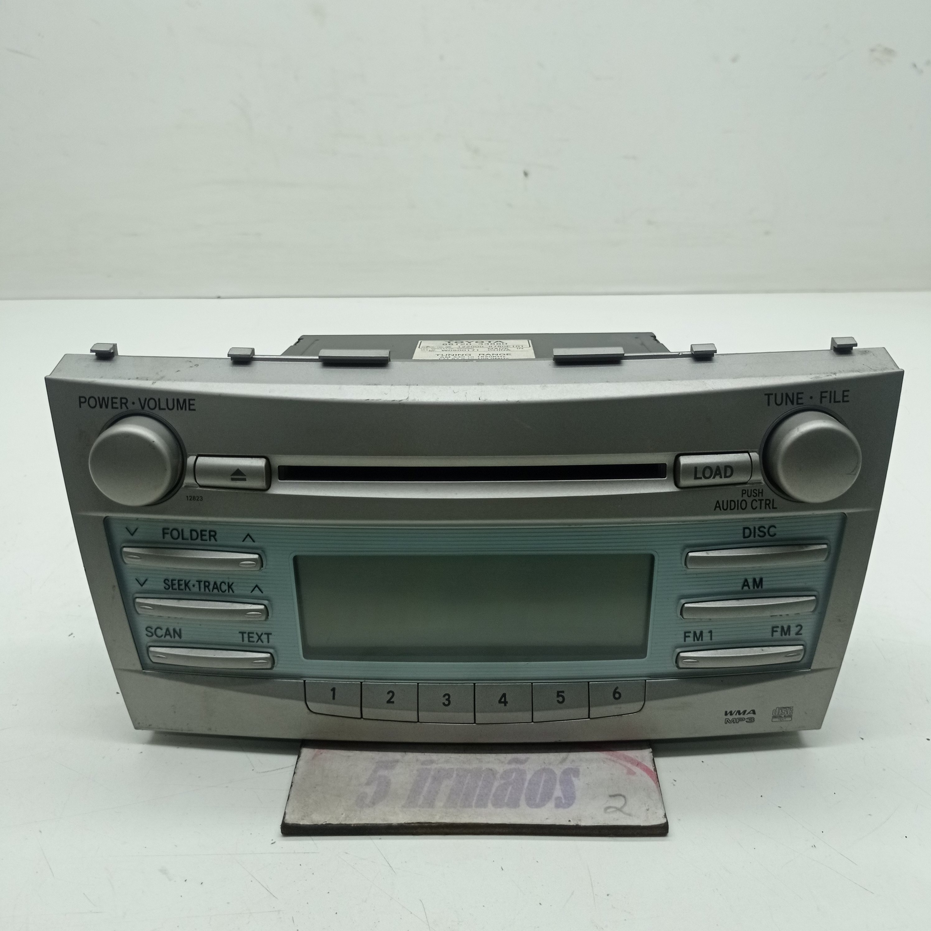 Rádio Som Toyota Camry 3.5 V6 2008 / 2009 Nº8612033860