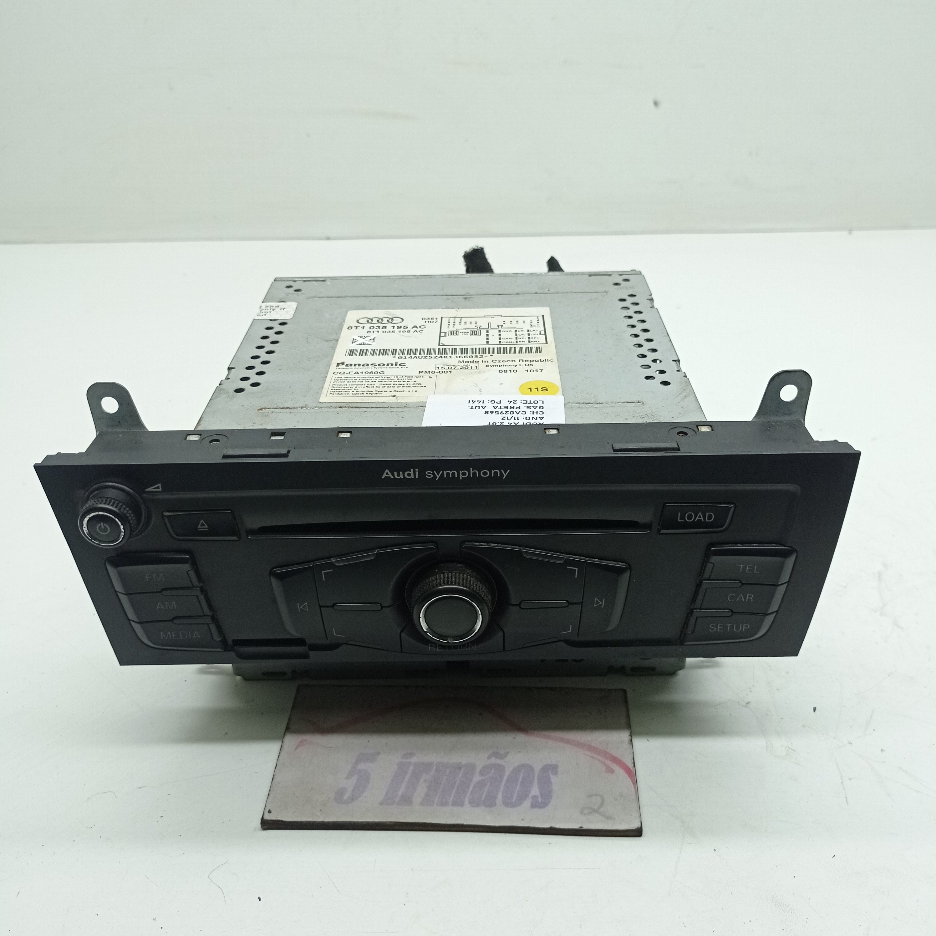 Rádio Cd Player Audi A4 Tfsi 2.0 2011 / 2012 N8t1035195ac