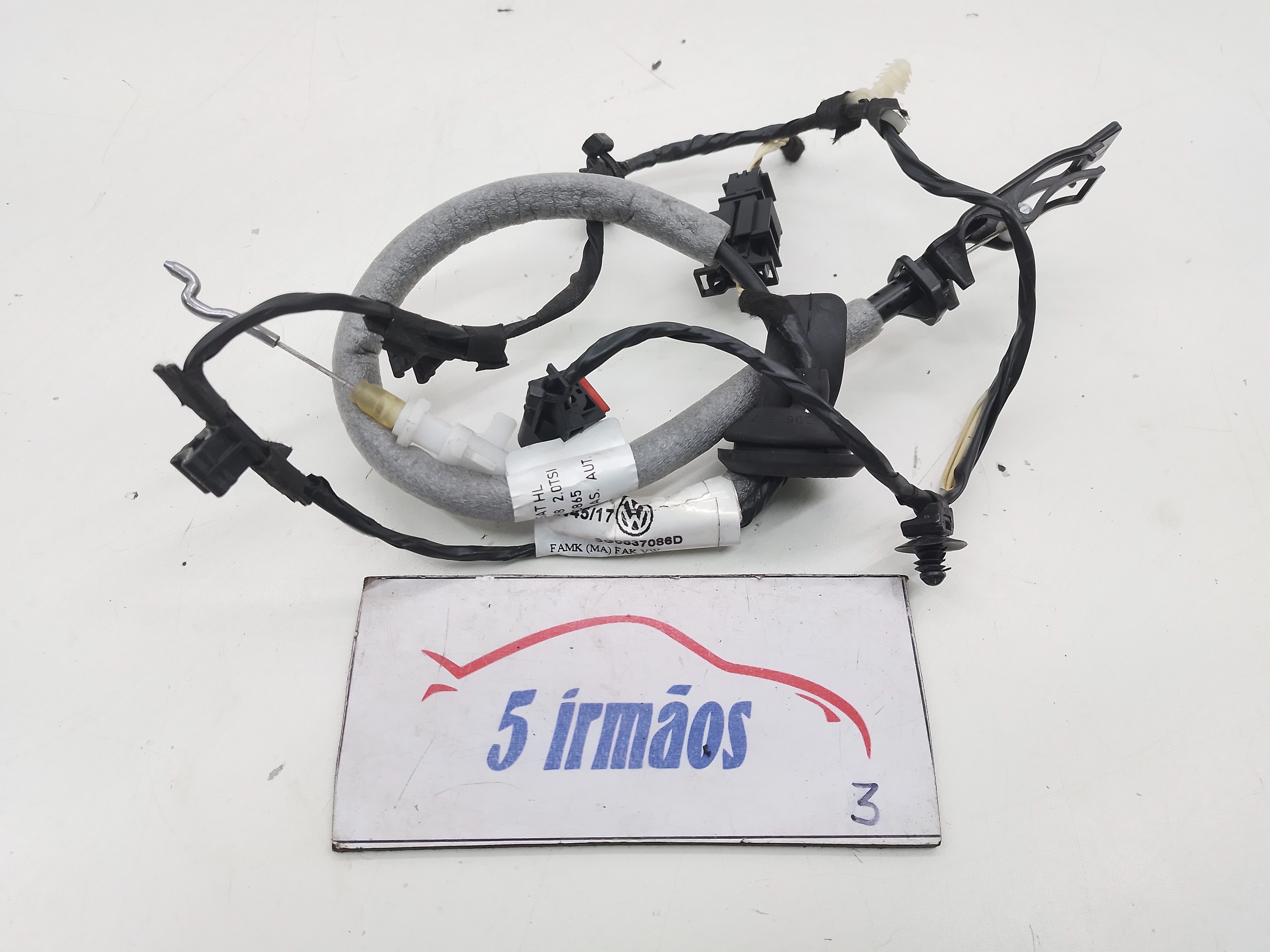 Cabo Porta Dianteira Direita Vw Passat Tsi 2.0 2018