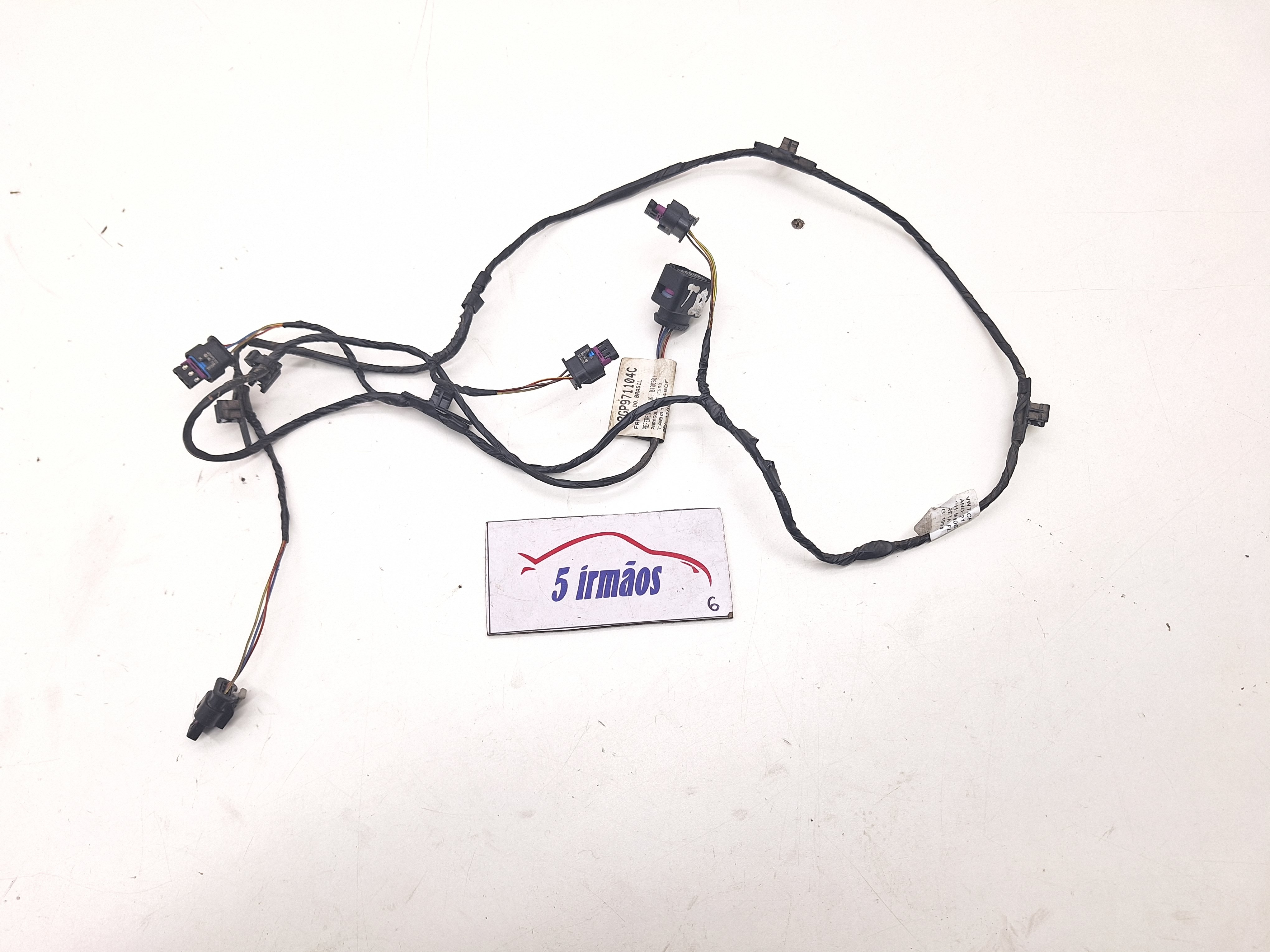 Chicote Sensor Estacionamento Traseiro Vw Tcross 1.4 2021
