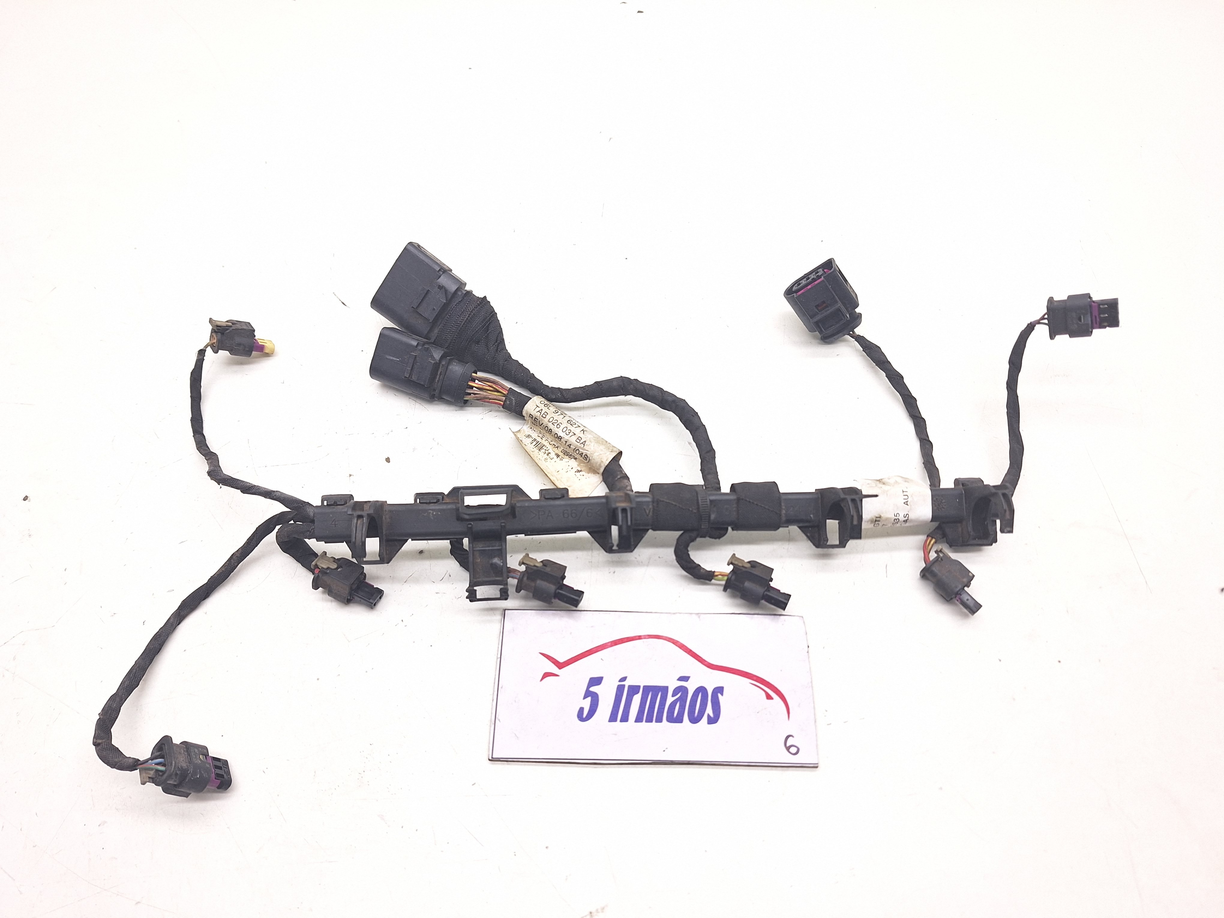 Chicote Bico Injetor Vw Golf Gti 2.0 2017 Nº06l971627k