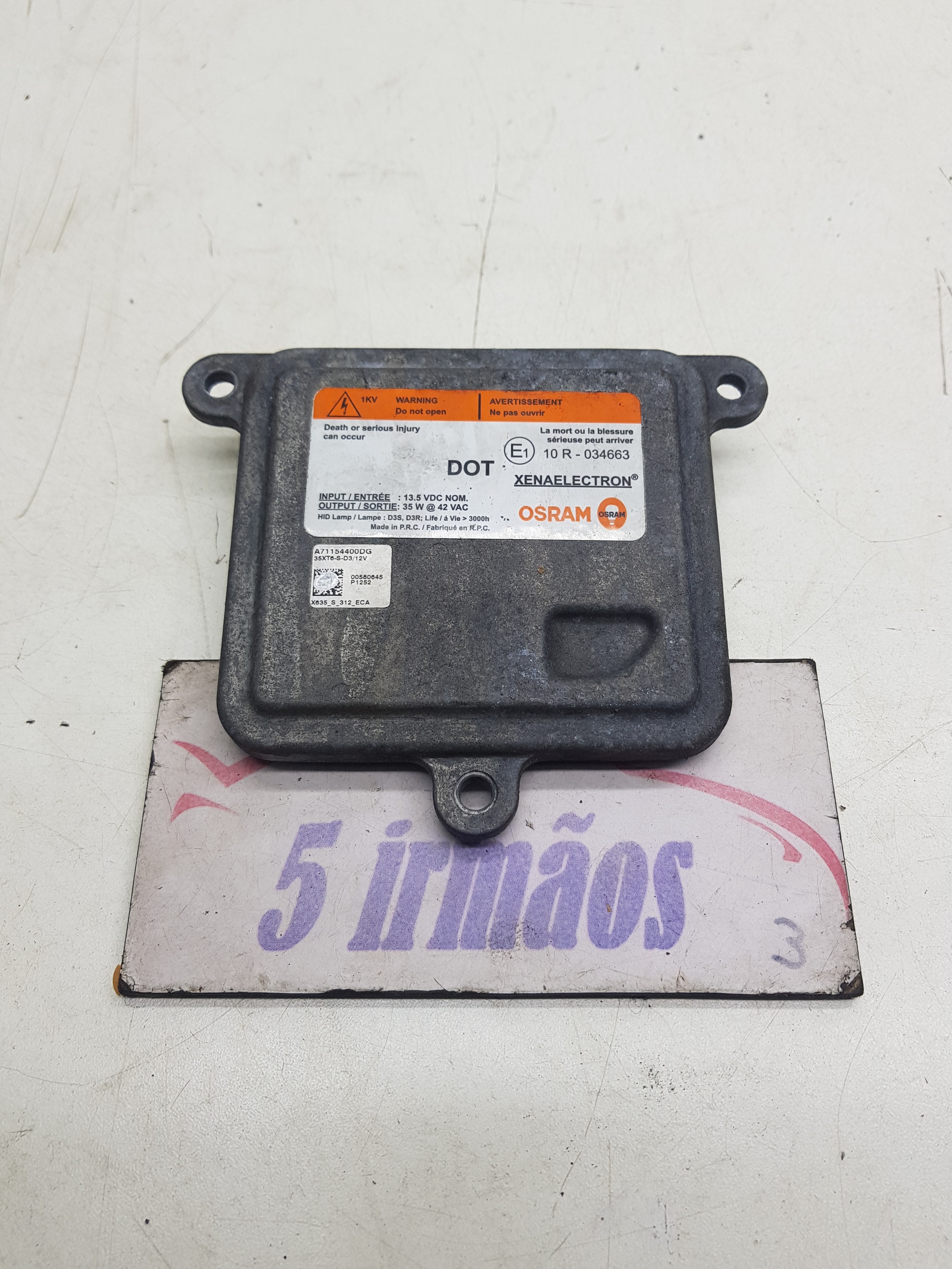 Módulo Reator Farol Evoque 2.2 2014 / 2015 Nºa71154400dg