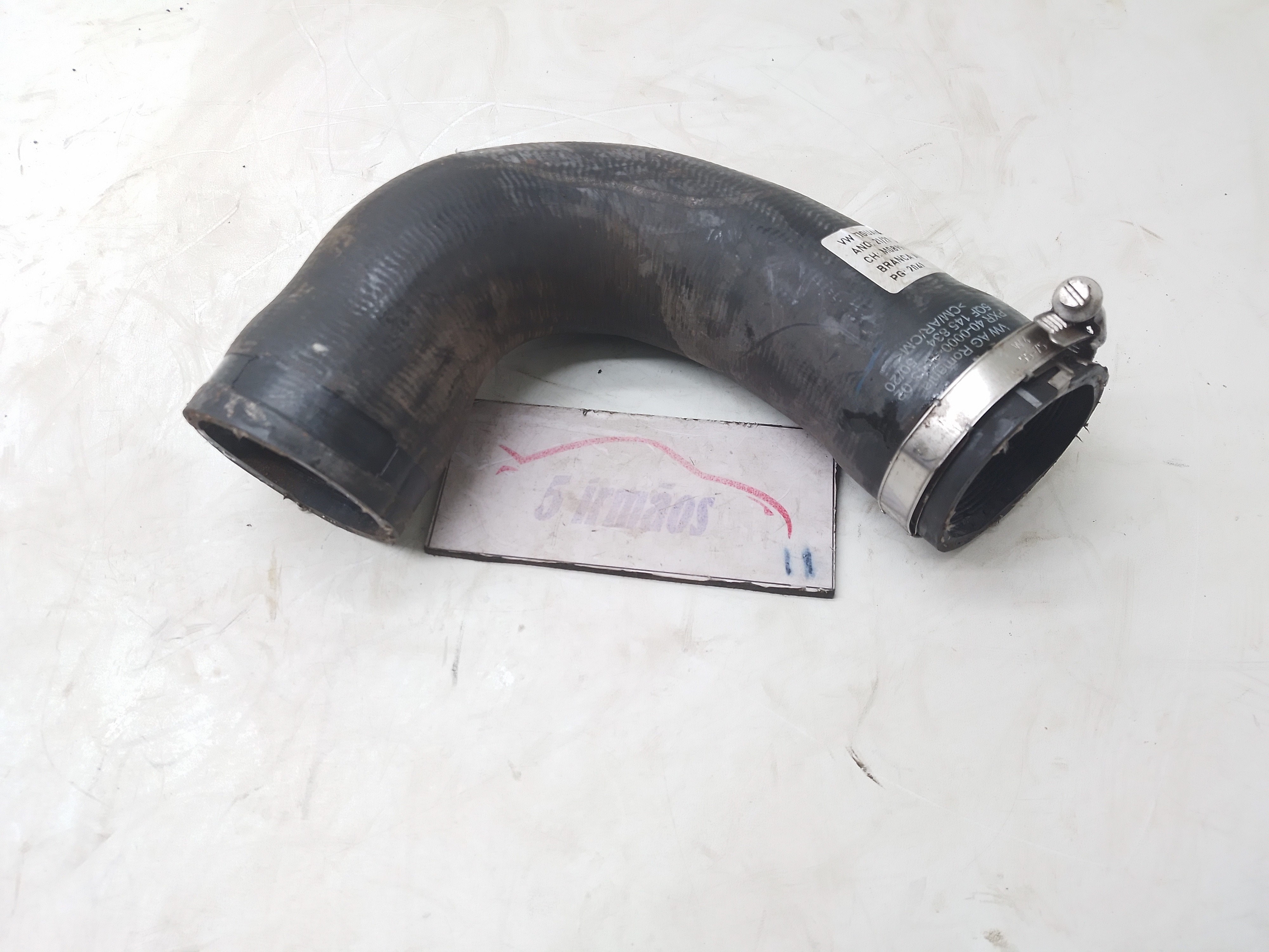 Mangueira Intercooler Vw Tiguan 2.0 2021 N 5qf145834 Preto