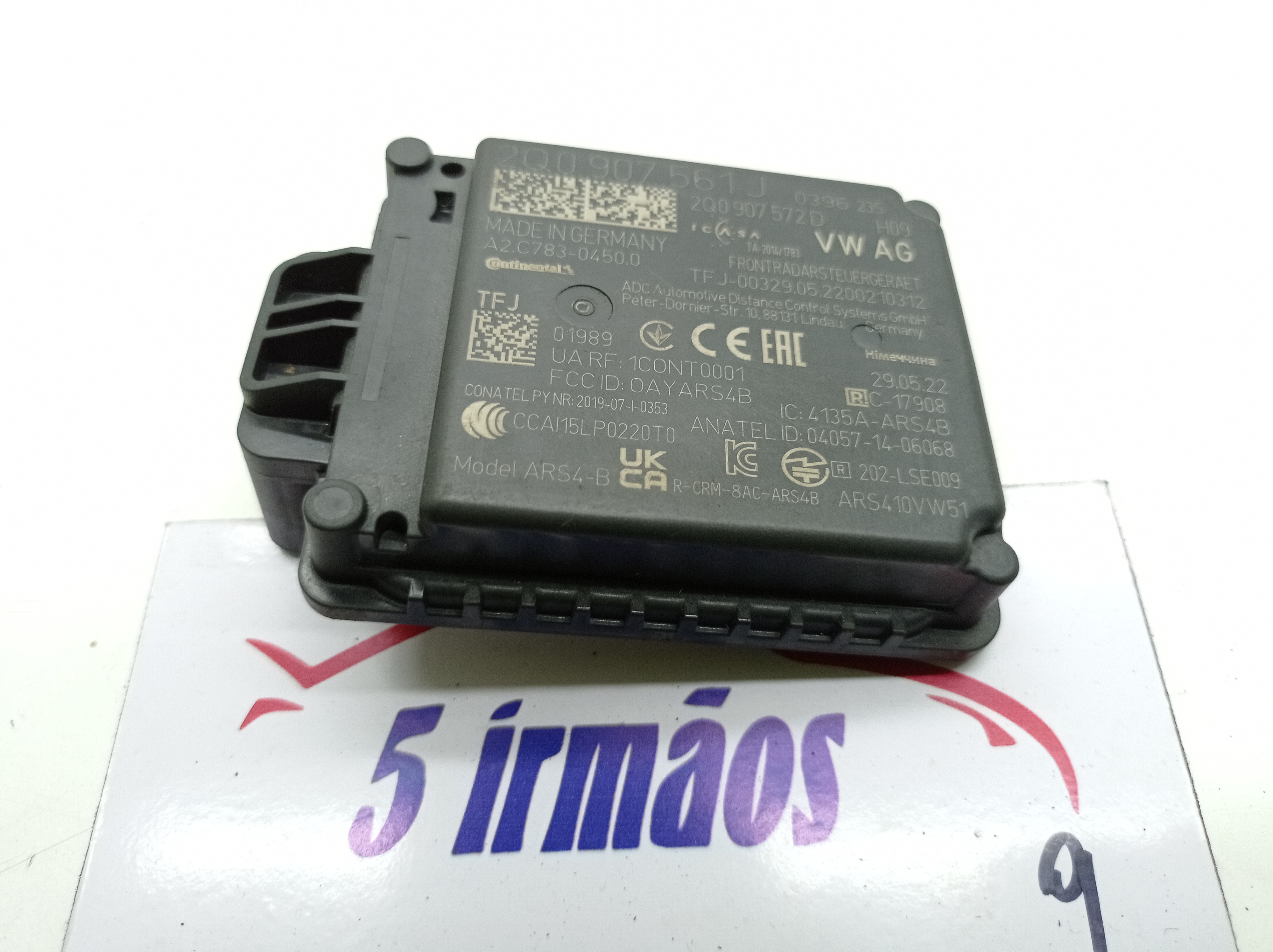 Módulo Sensor Distância Vw Nivus Tsi 1.0 2023 Nº2q0907561j