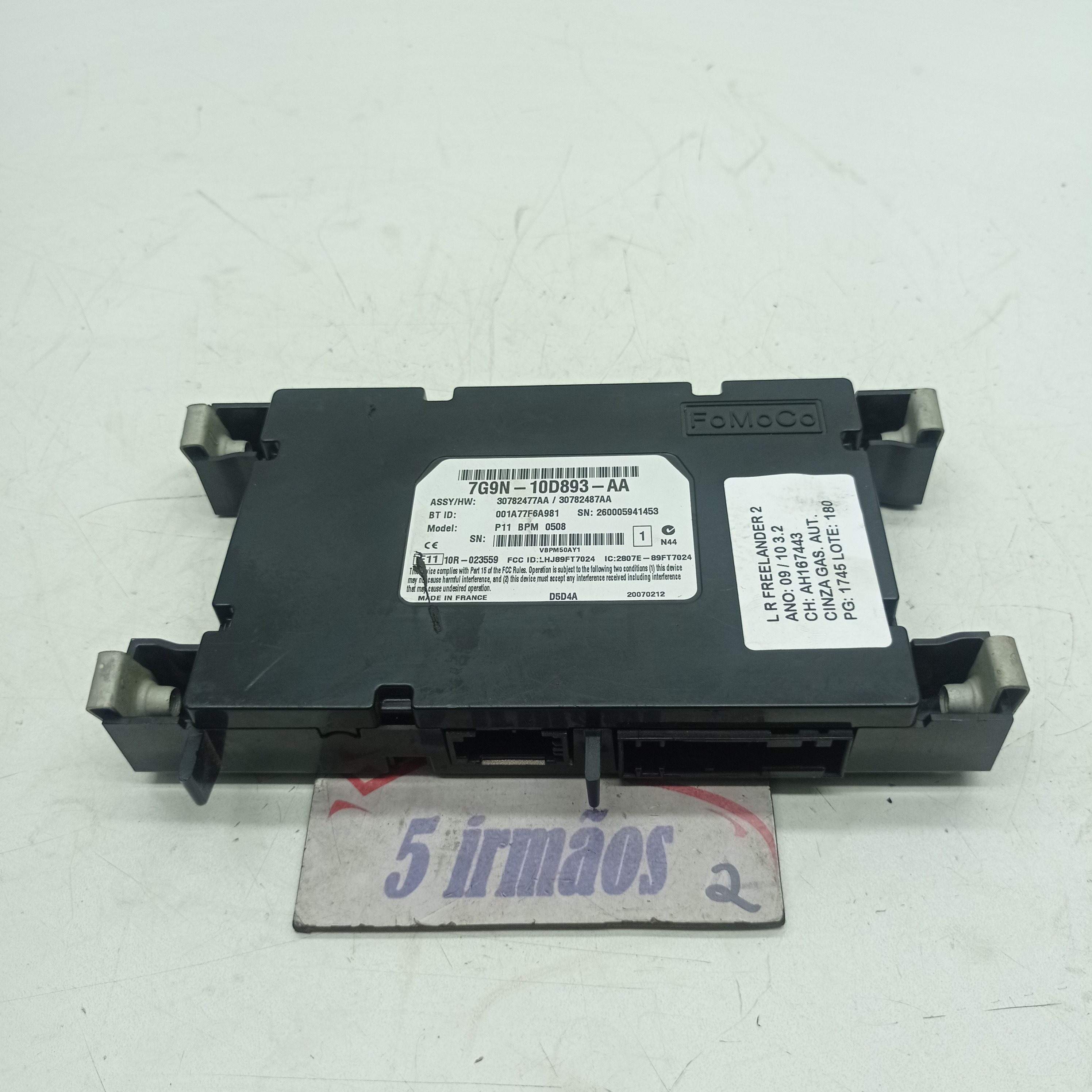 Módulo Bluetooth Freelander 2 3.2 2009 2010 7g9n10d893aa