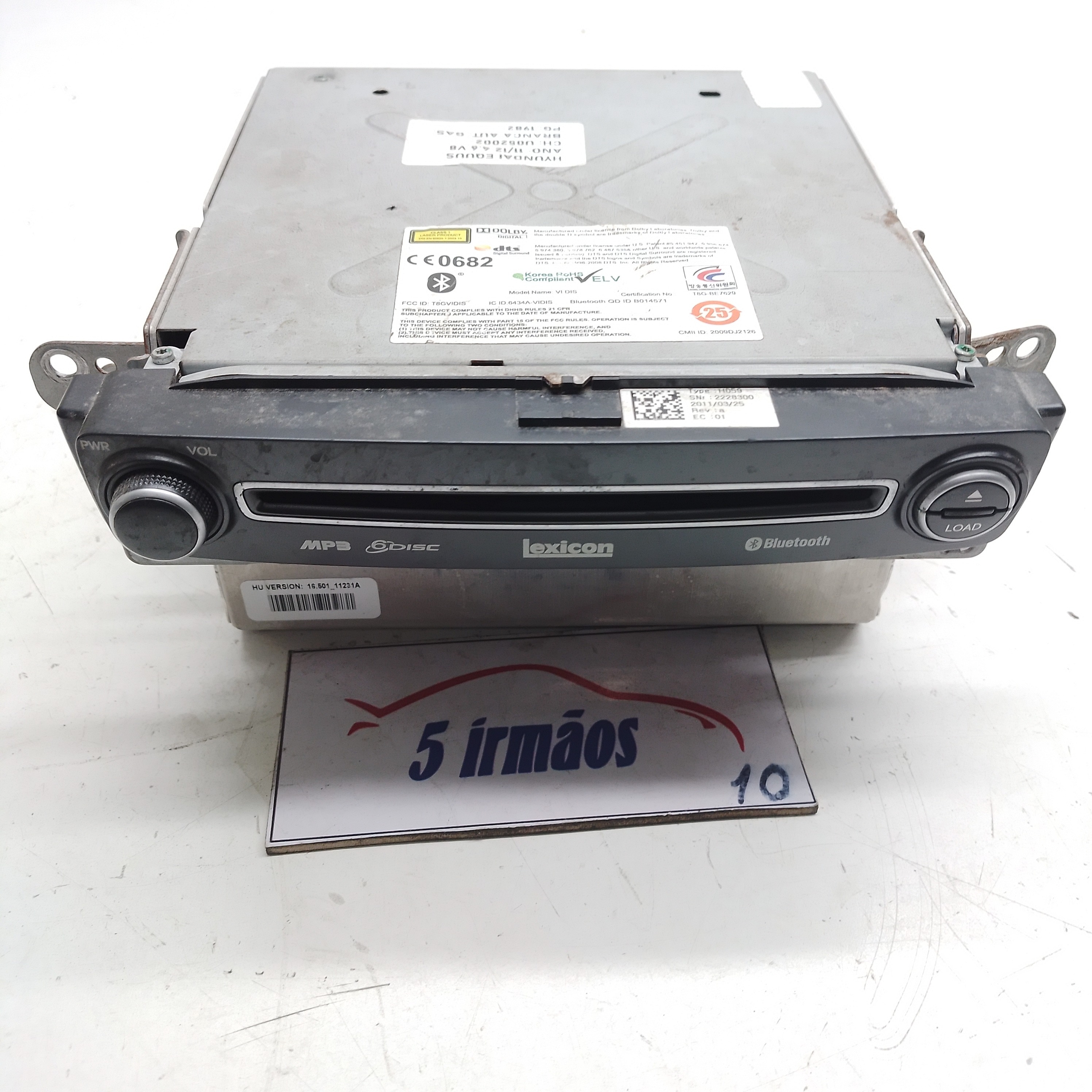Rádio Cd Player Hyundai Equus 4.6 V8 2012  N965603n500