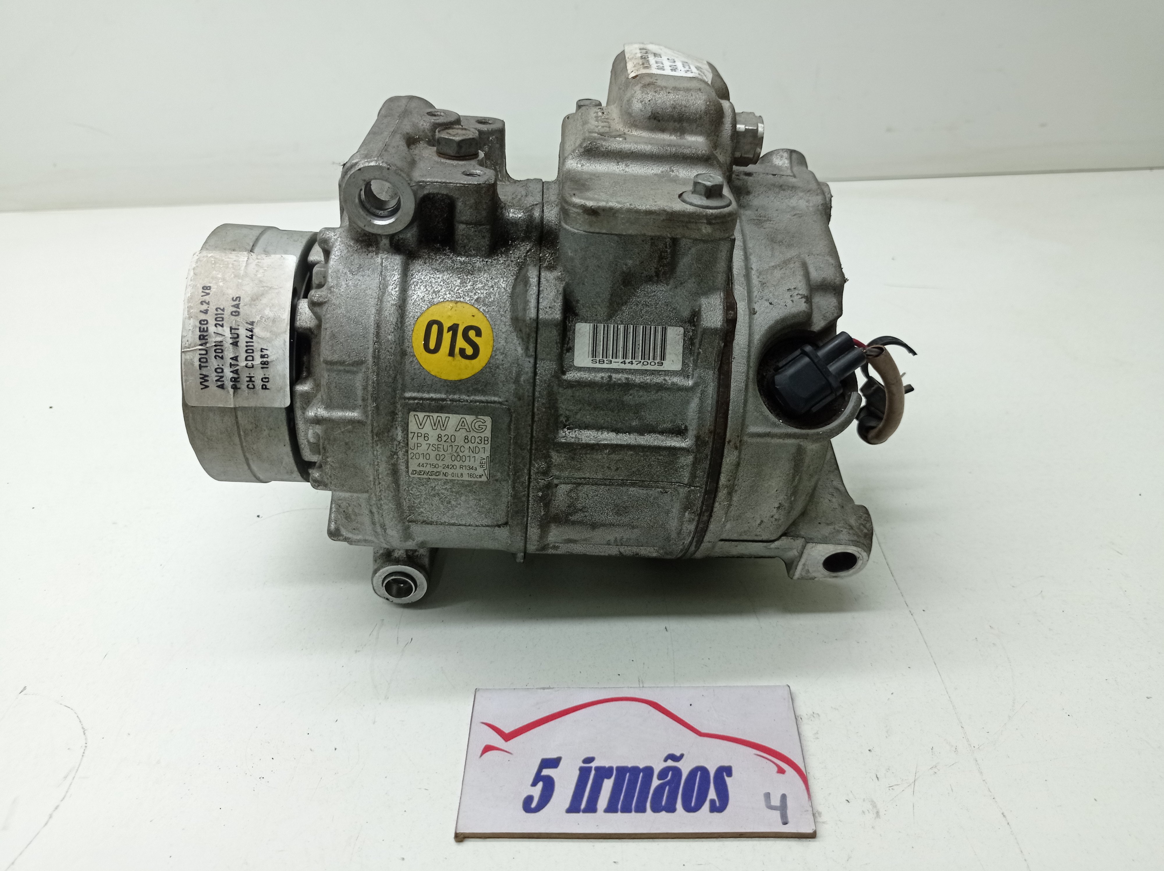 Compressor Ar Condicionado Vw Touareg 4.2 V8 2012 / 2013