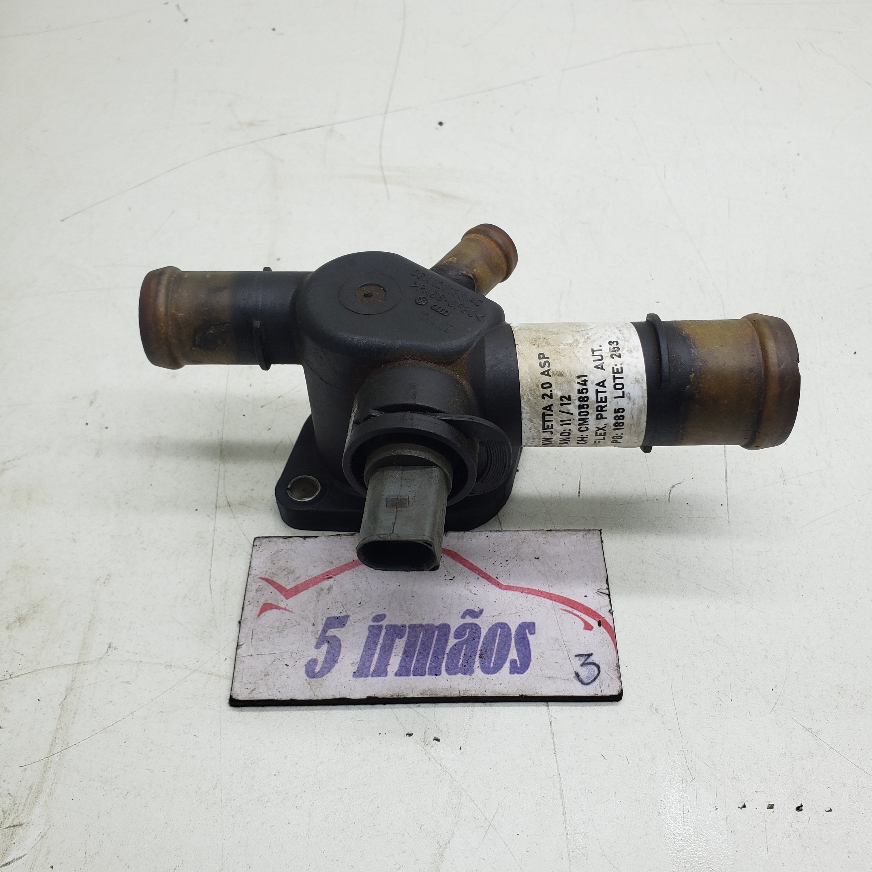 Flange Válvula Termostática Vw Jetta 2.0 Asp 2011 / 2012