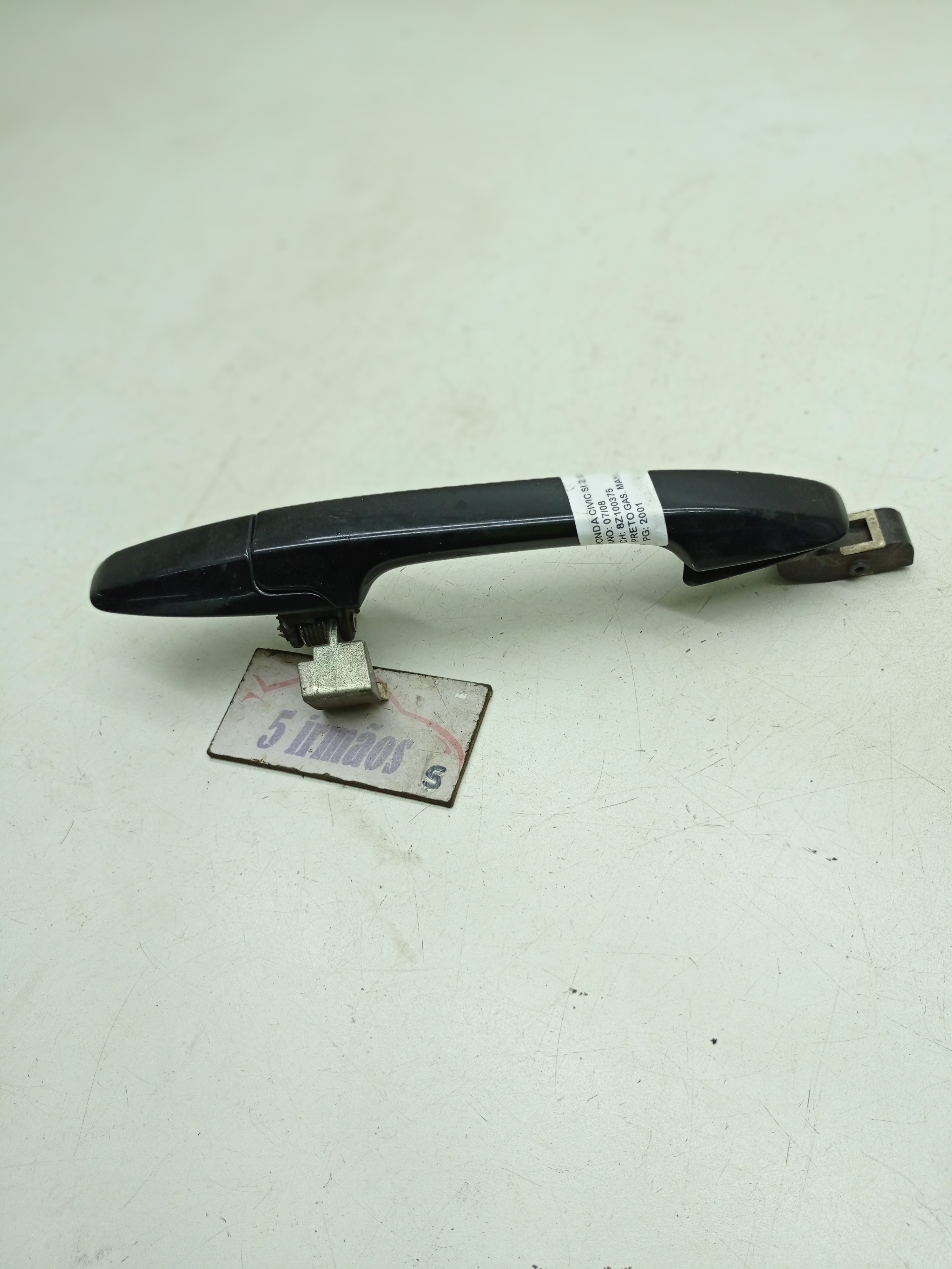 Maçaneta Externa Traseira Esquerda Honda Civic Si 2.0 2008 Preto Traseira