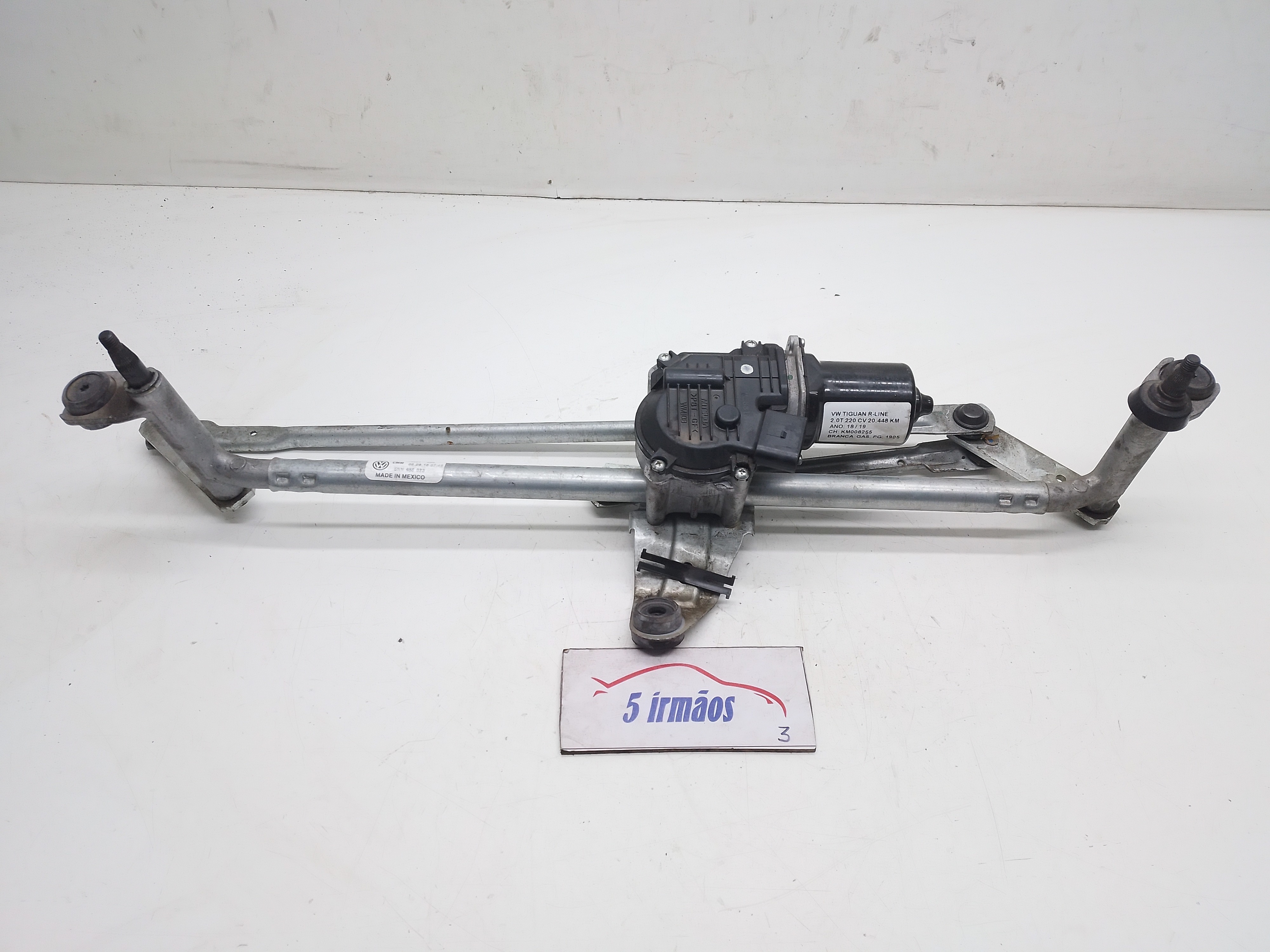 Motor Limpador Parabrisa Vw Tiguan 350 Tsi 2.0 2018