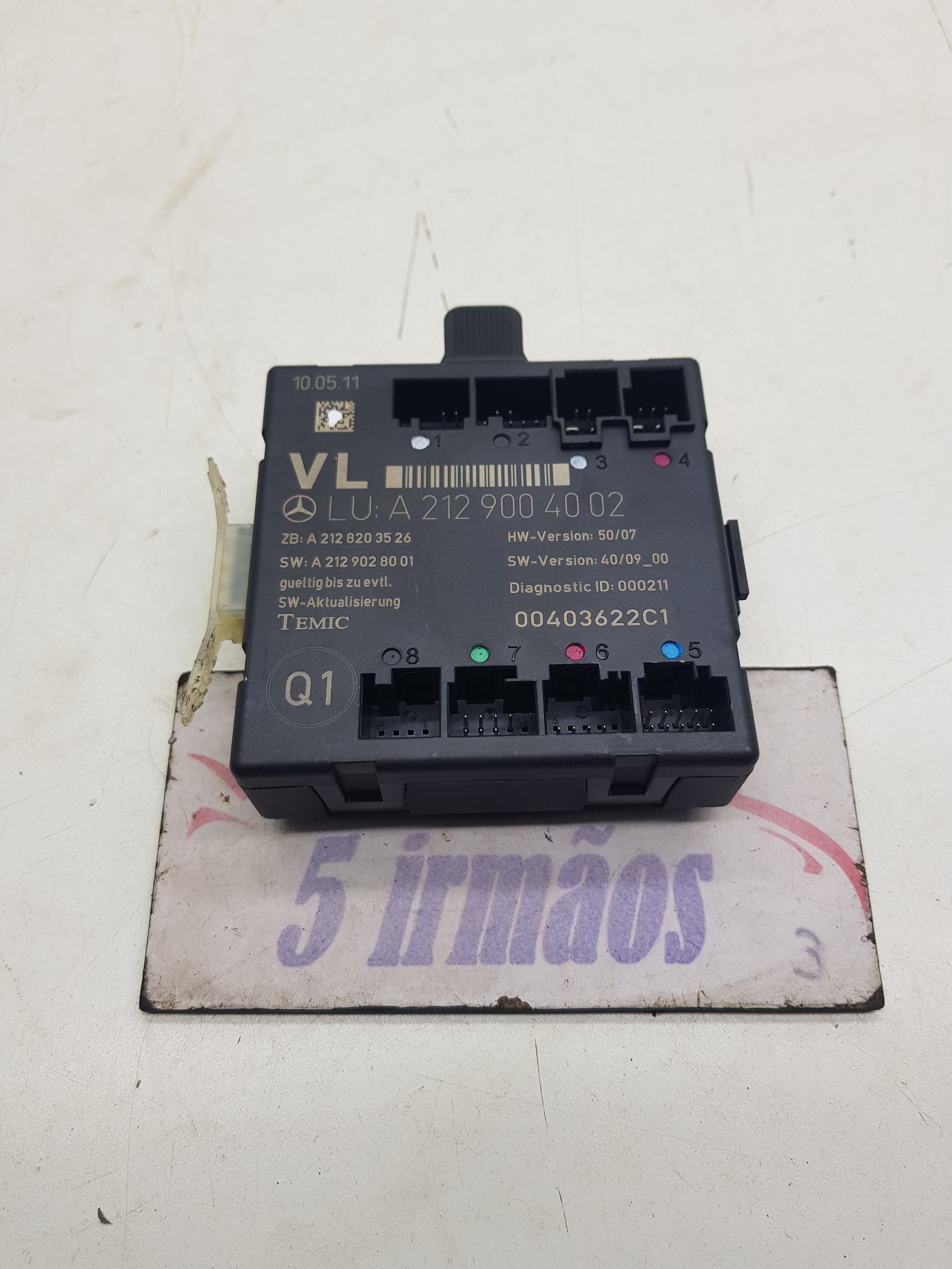 Módulo Porta Dianteira Esquerda Mercedes C200 1.8 2012