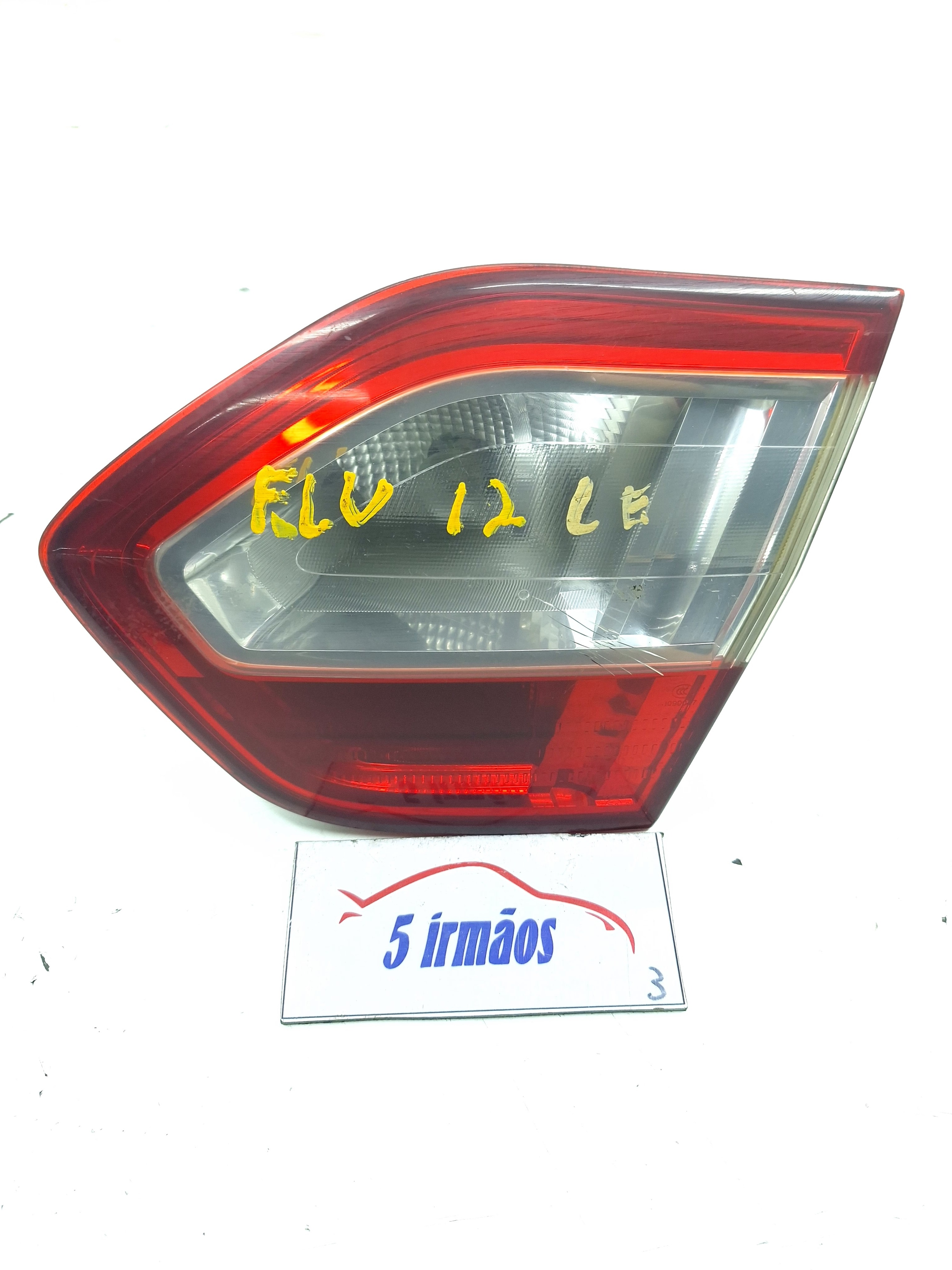 Lanterna Esquerda Tampa Traseira Renault Fluence 2.0 2012 Esquerdo Vermelho