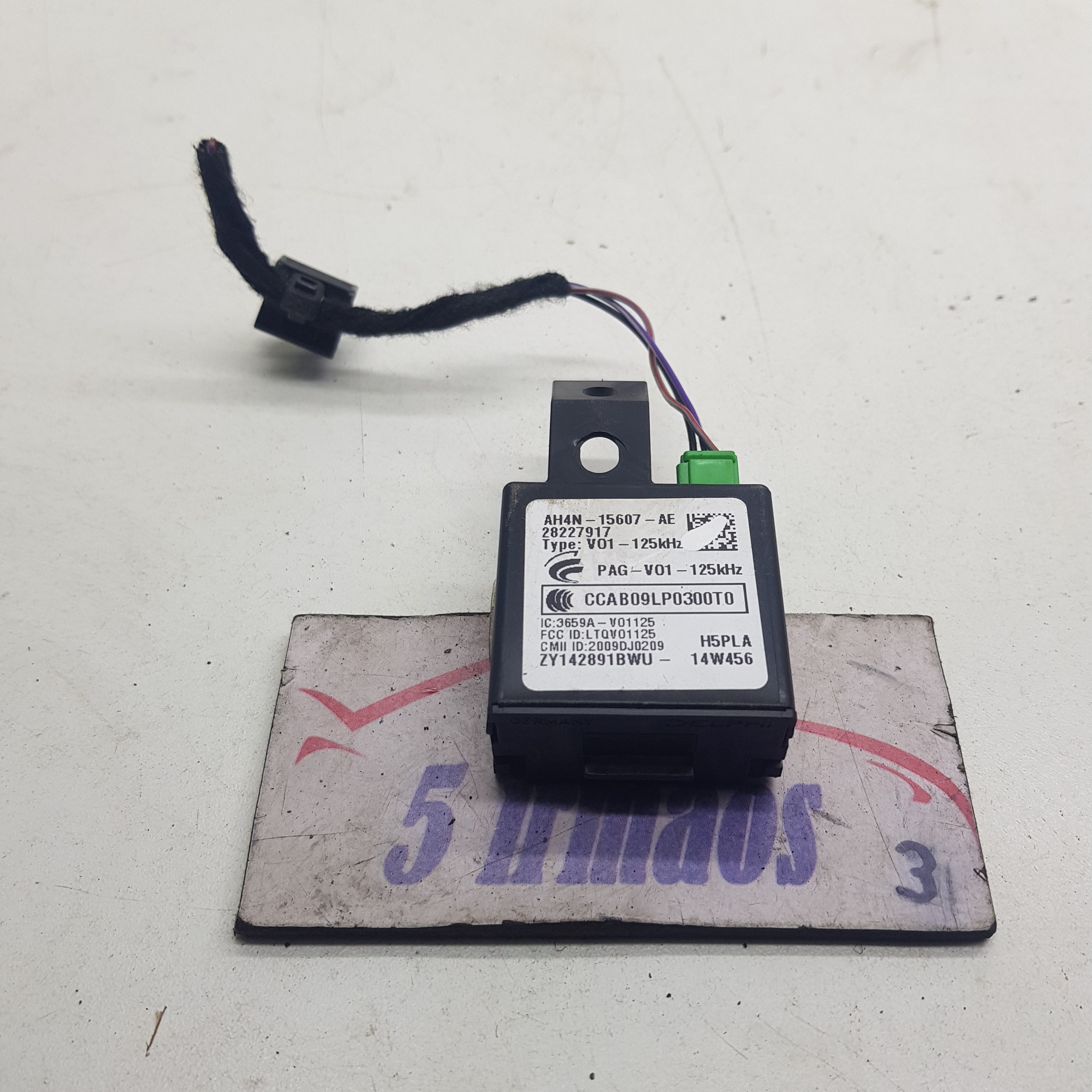 Módulo Sensor Keyless Evoque 2.0 2015 Nºah4n15607ae