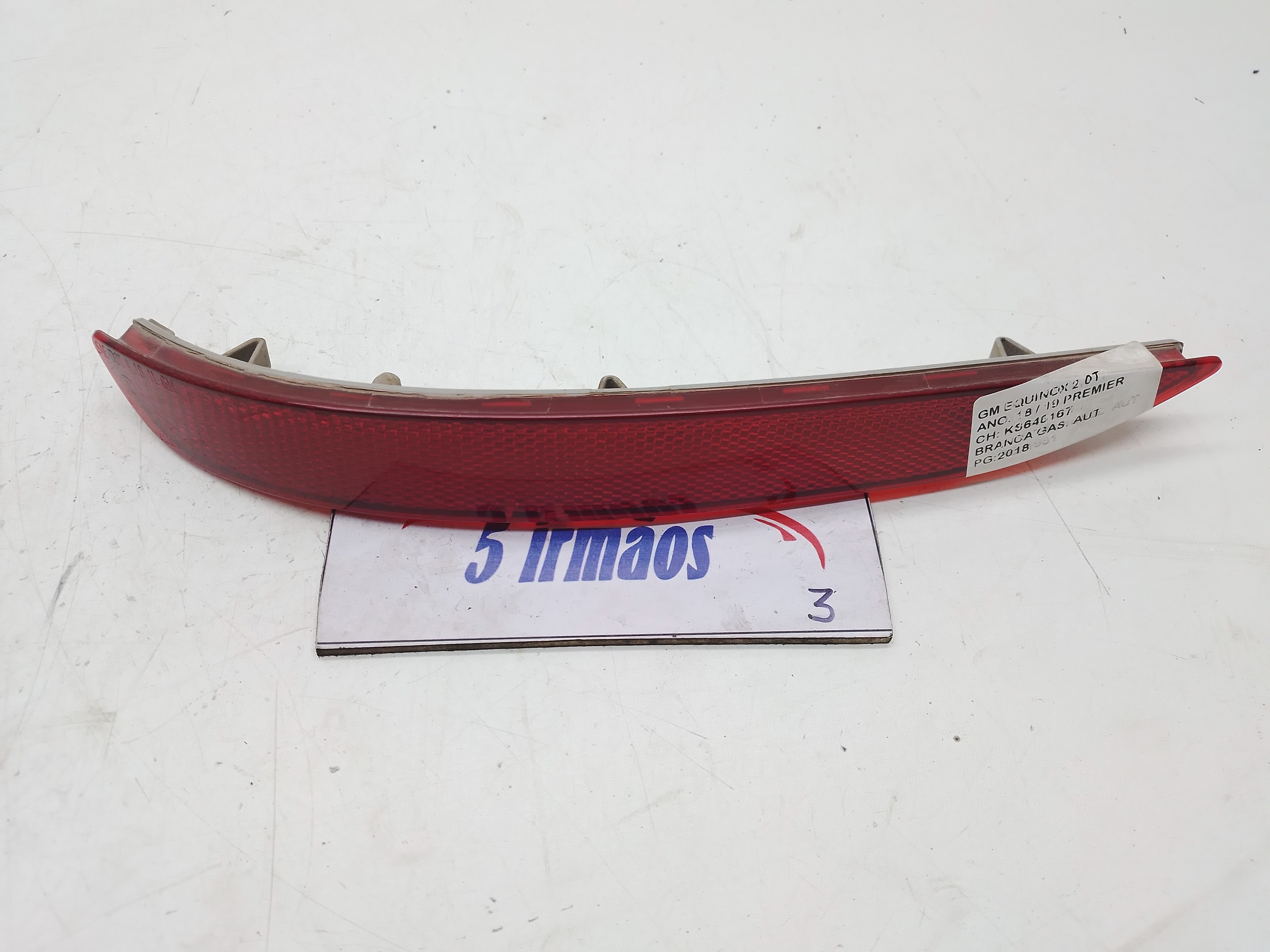 Refletor Olho Gato Traseiro Esquerdo Gm Equinox 2.0 2018