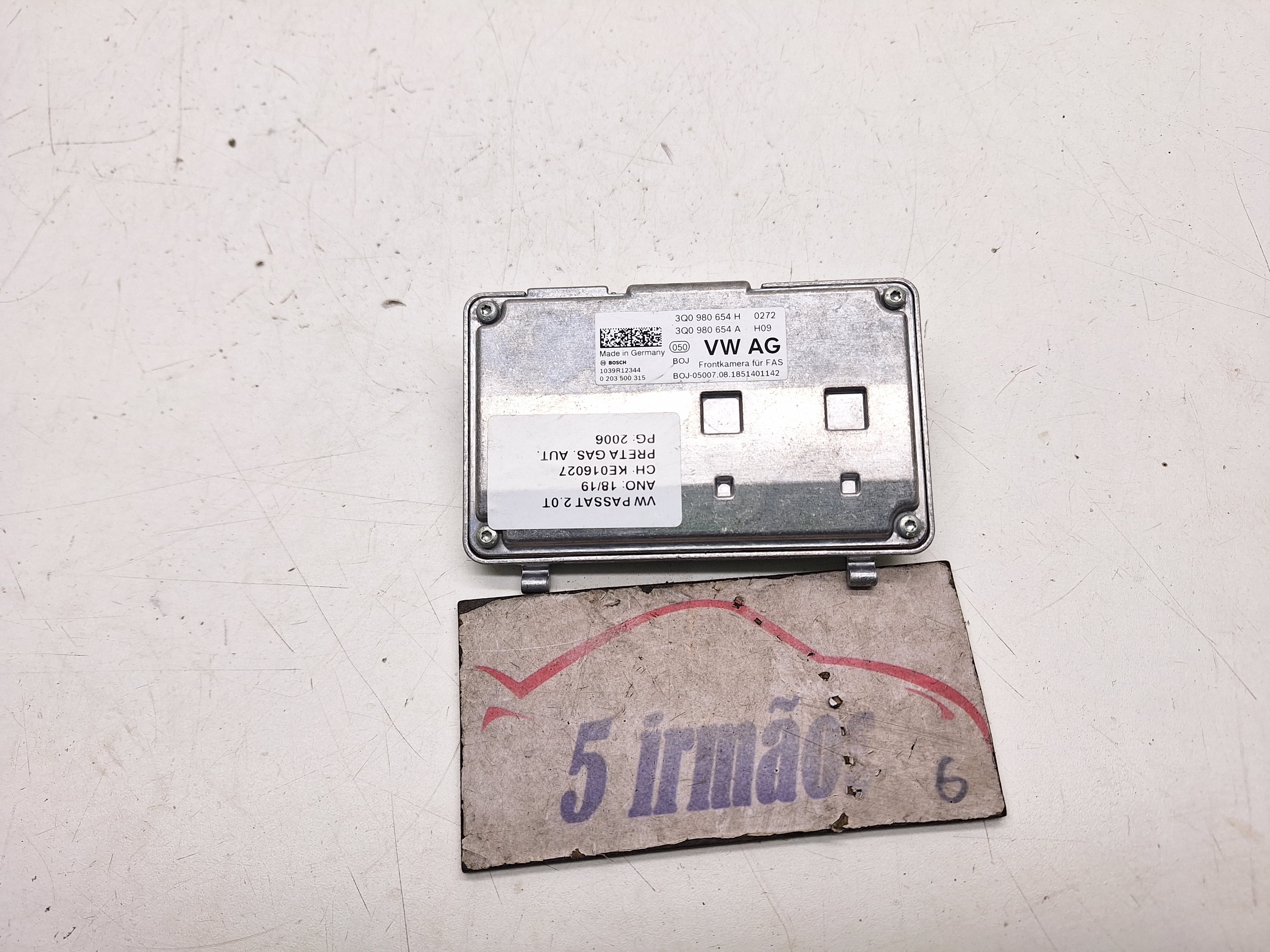 Módulo Acc Câmera Retrovisor Interno Vw Passat Tsi 2.0 2019