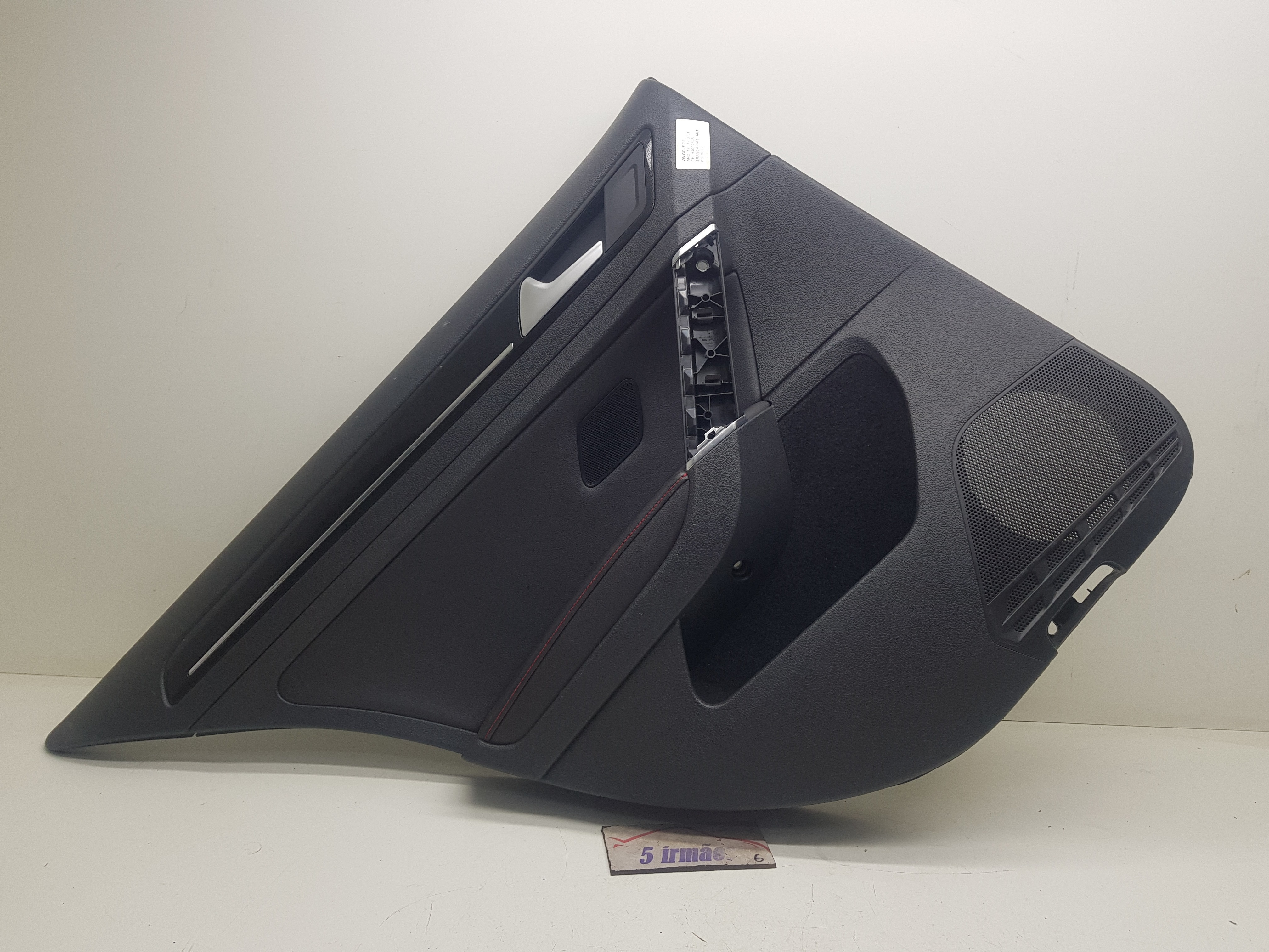 Forro Porta Traseiro Esquerdo Vw Golf Tsi 2.0 2016/ 2016  Preto