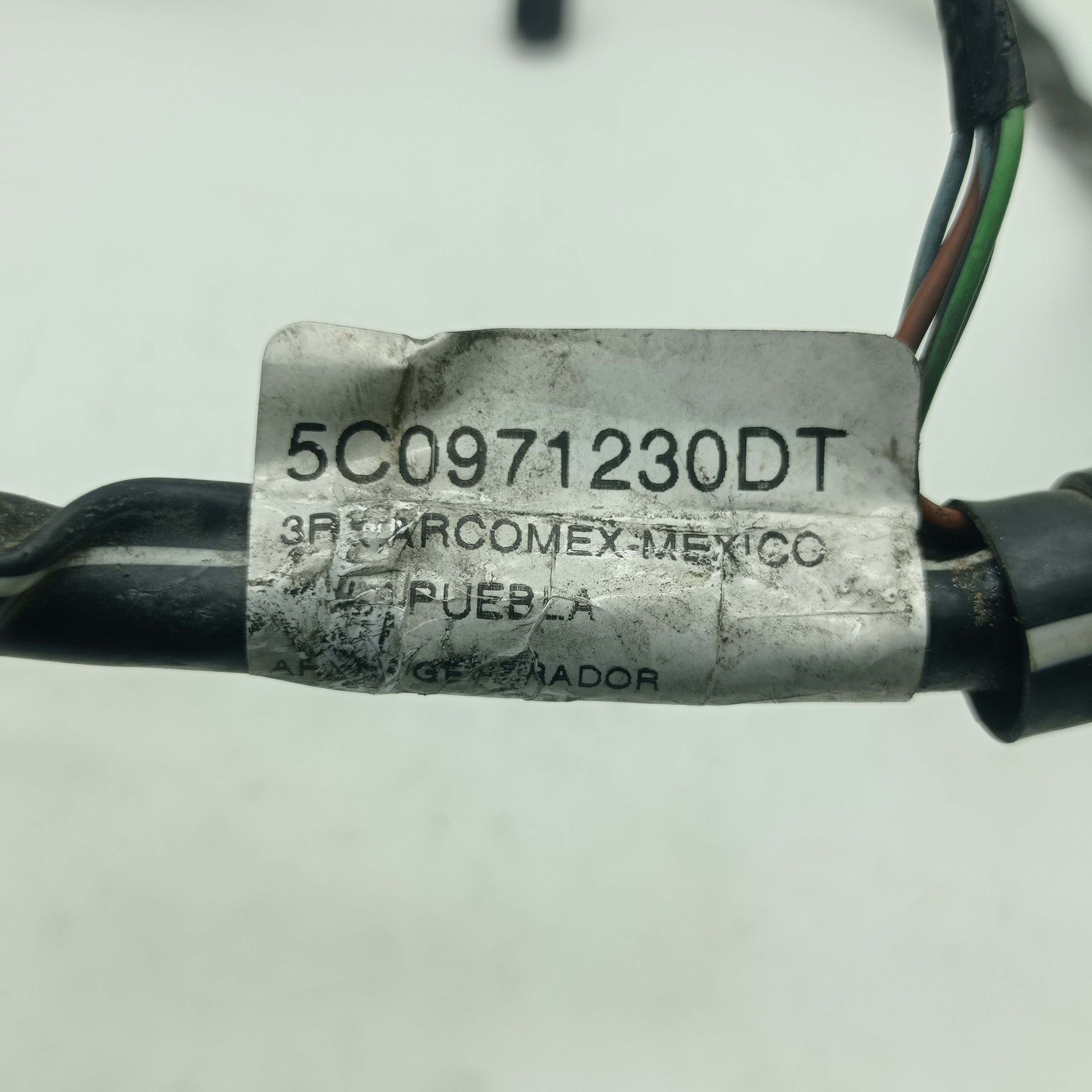 Cabo Chicote Alternador Vw Jetta Tsi 2.0 211cv 2015 / 2016