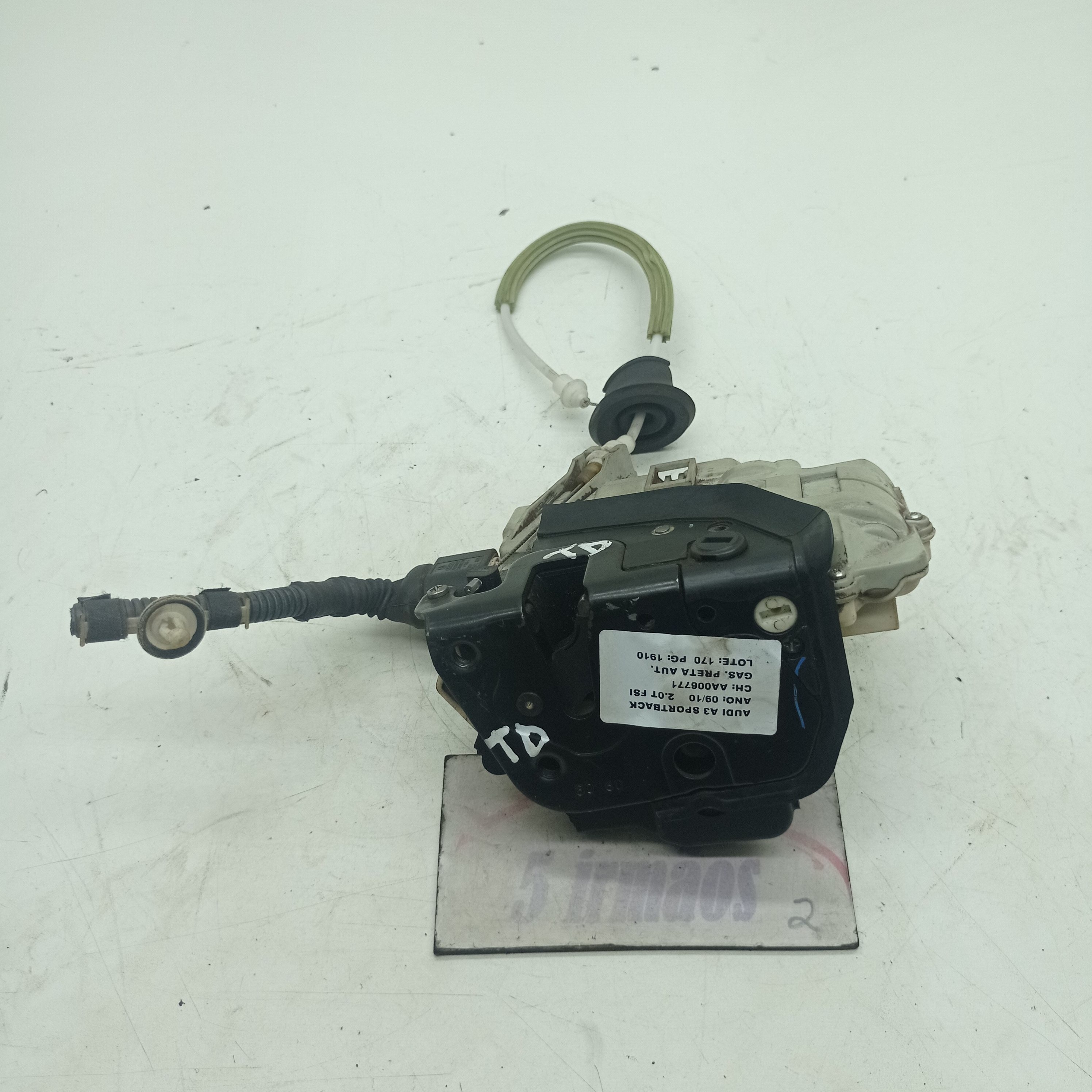 Fechadura Porta Traseira Direita Audi A3 Sportback 2010