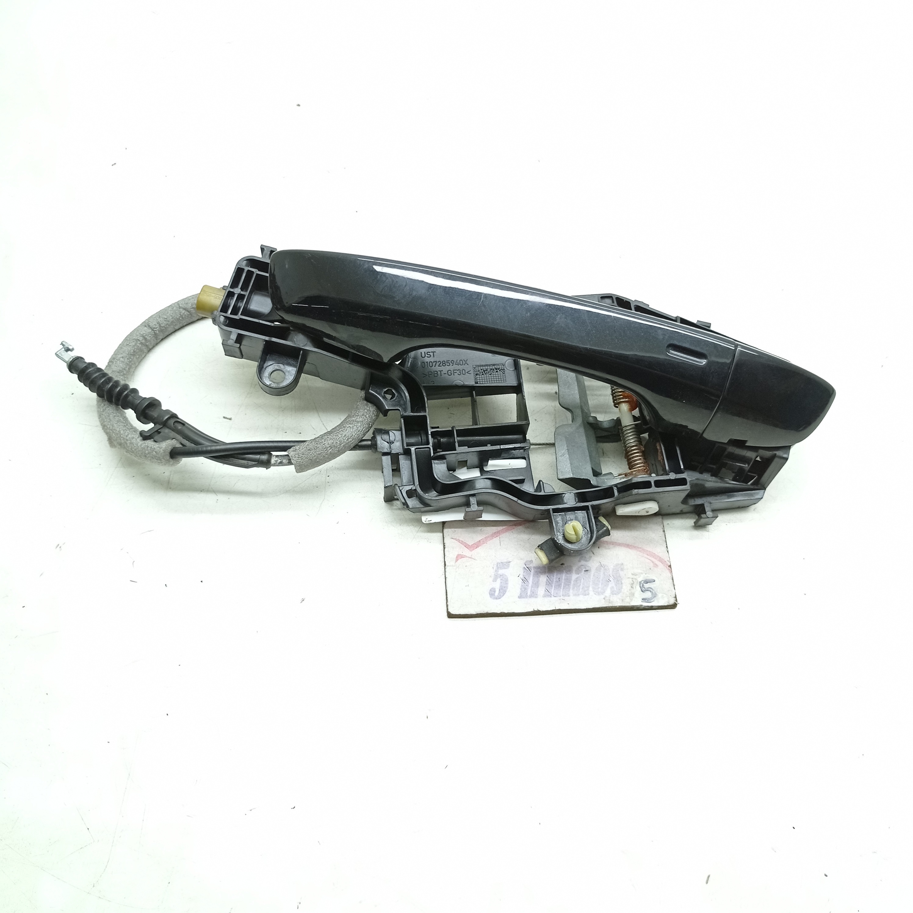 Maçaneta Externa Traseira Esquerda Vw Passat 2.0 Turbo 2018 Preto Traseira
