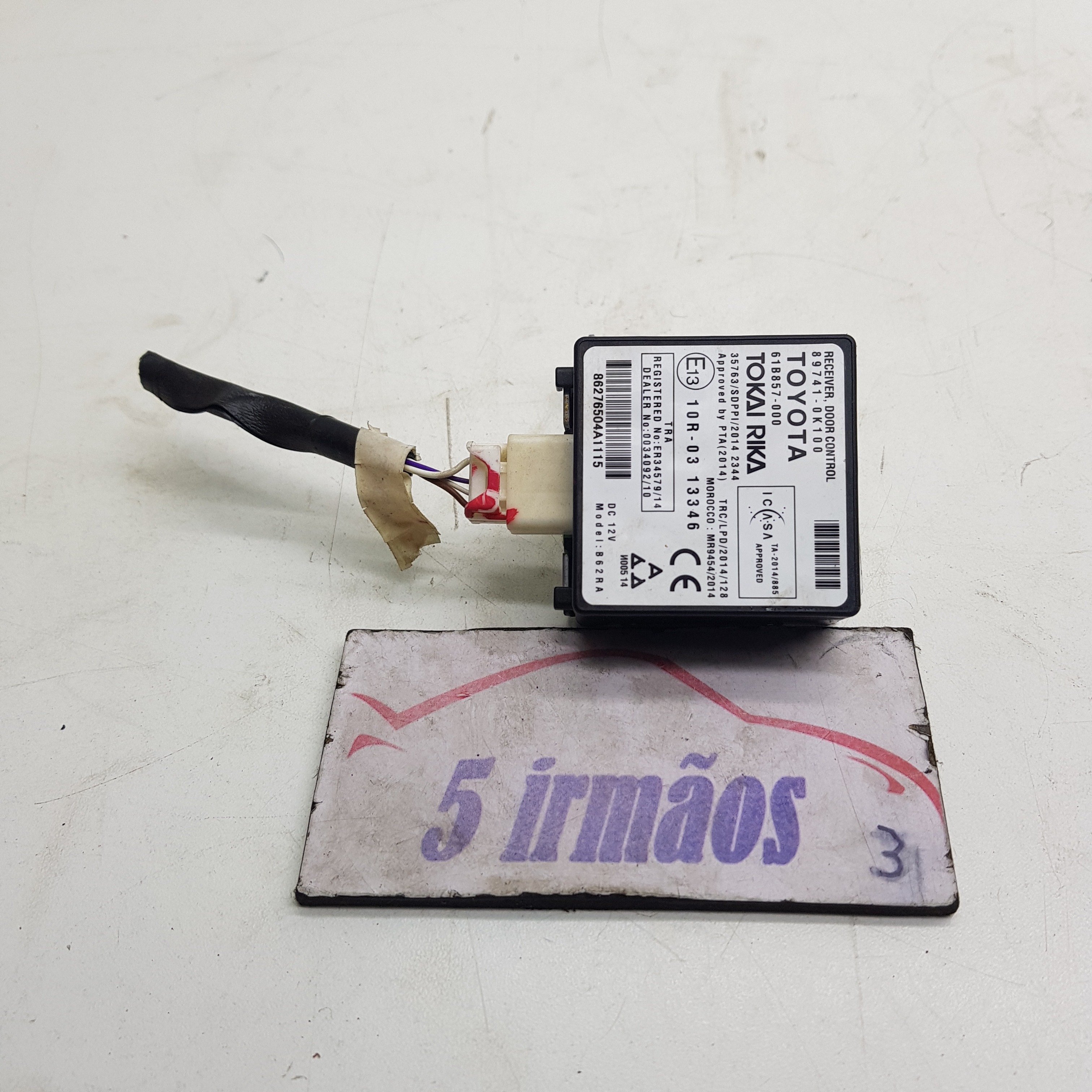 Módulo Controle Porta Toyota Hilux 2.8 2017 N897410k100