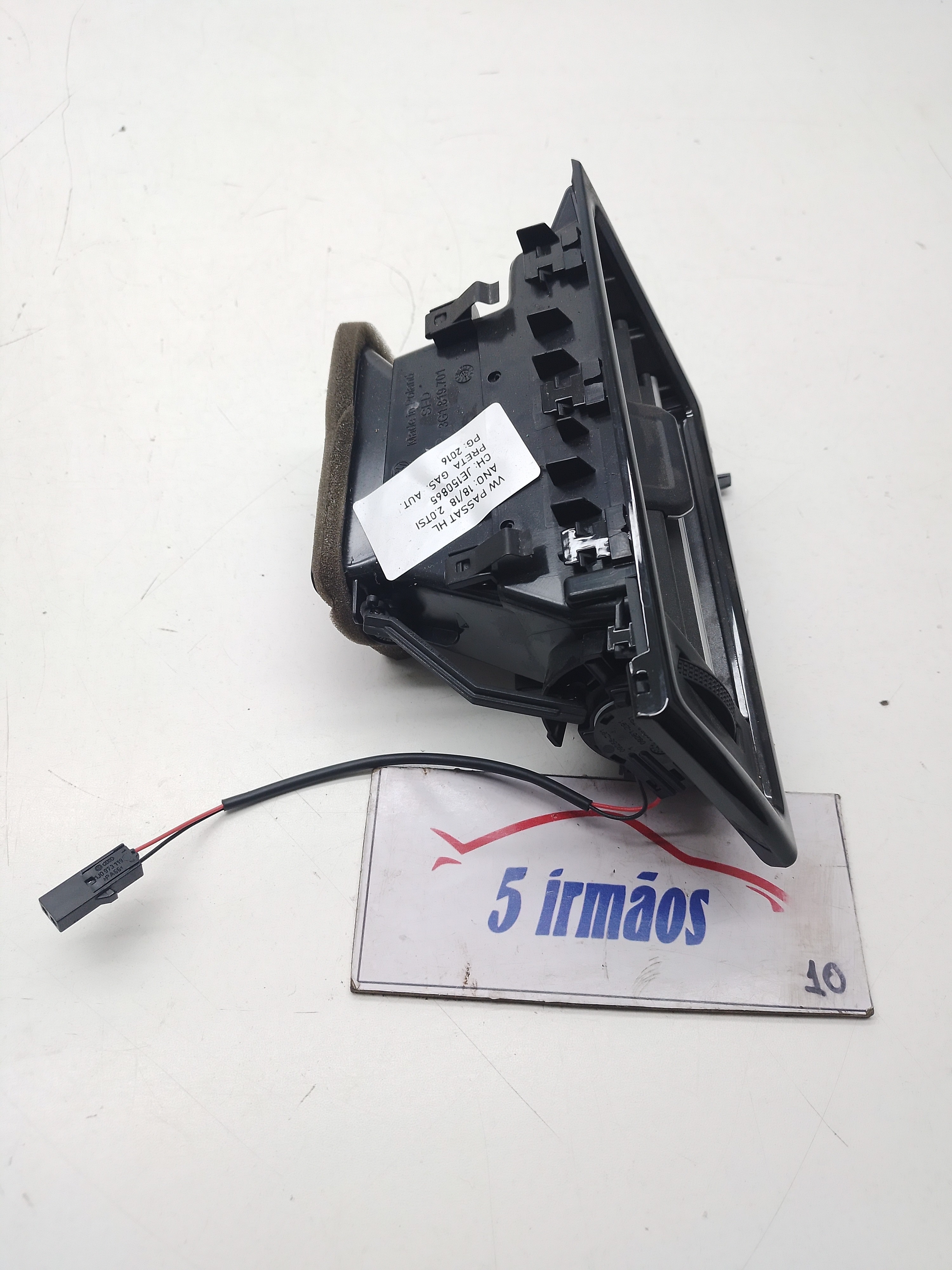 Difusor Ar Esquerdo Painel Vw Passat Tsi 2.0 2018 3g1819701