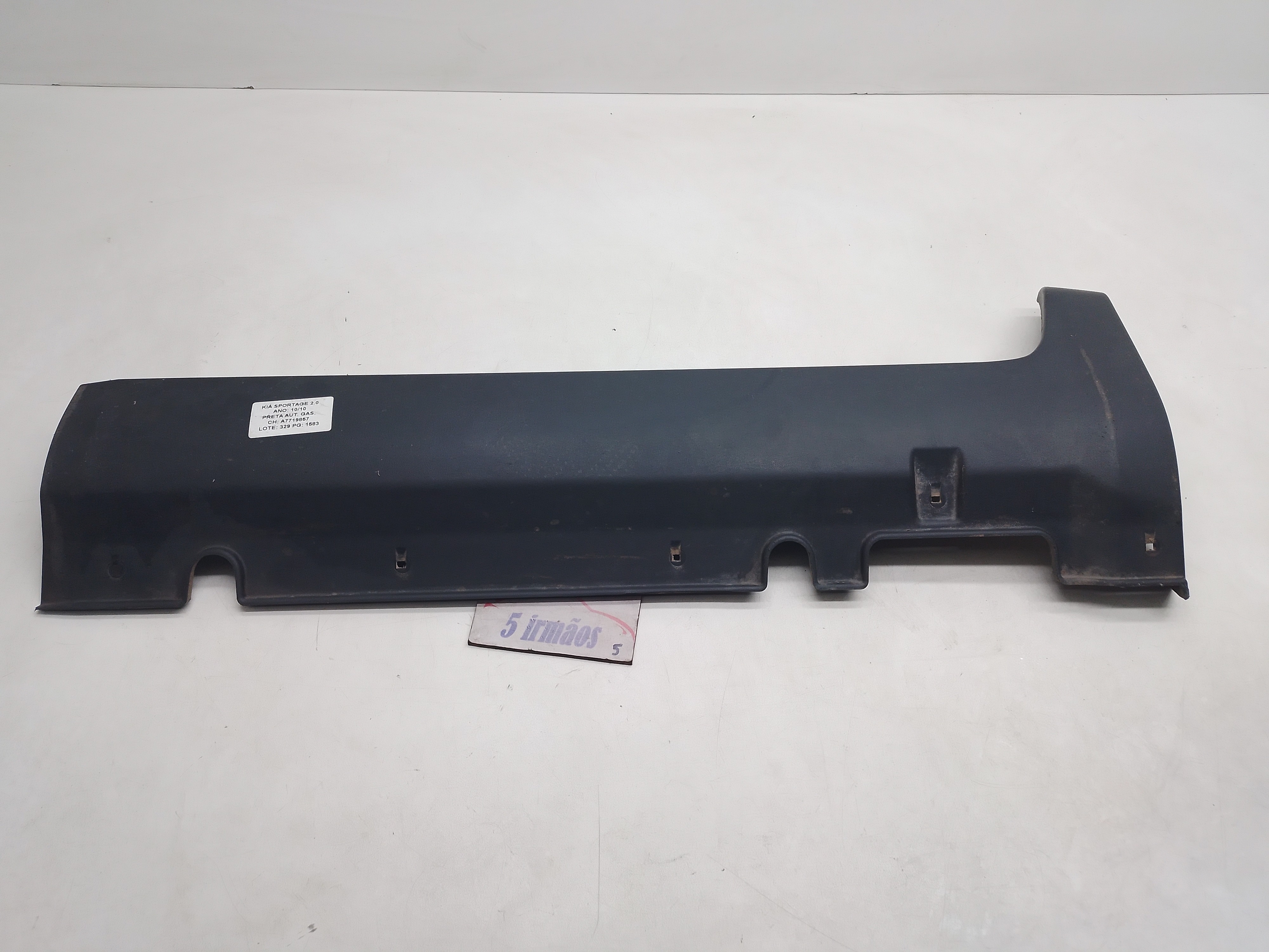 Spoiler Lateral Traseiro Esquerdo Sportage 2.0 2010 2011 Preto