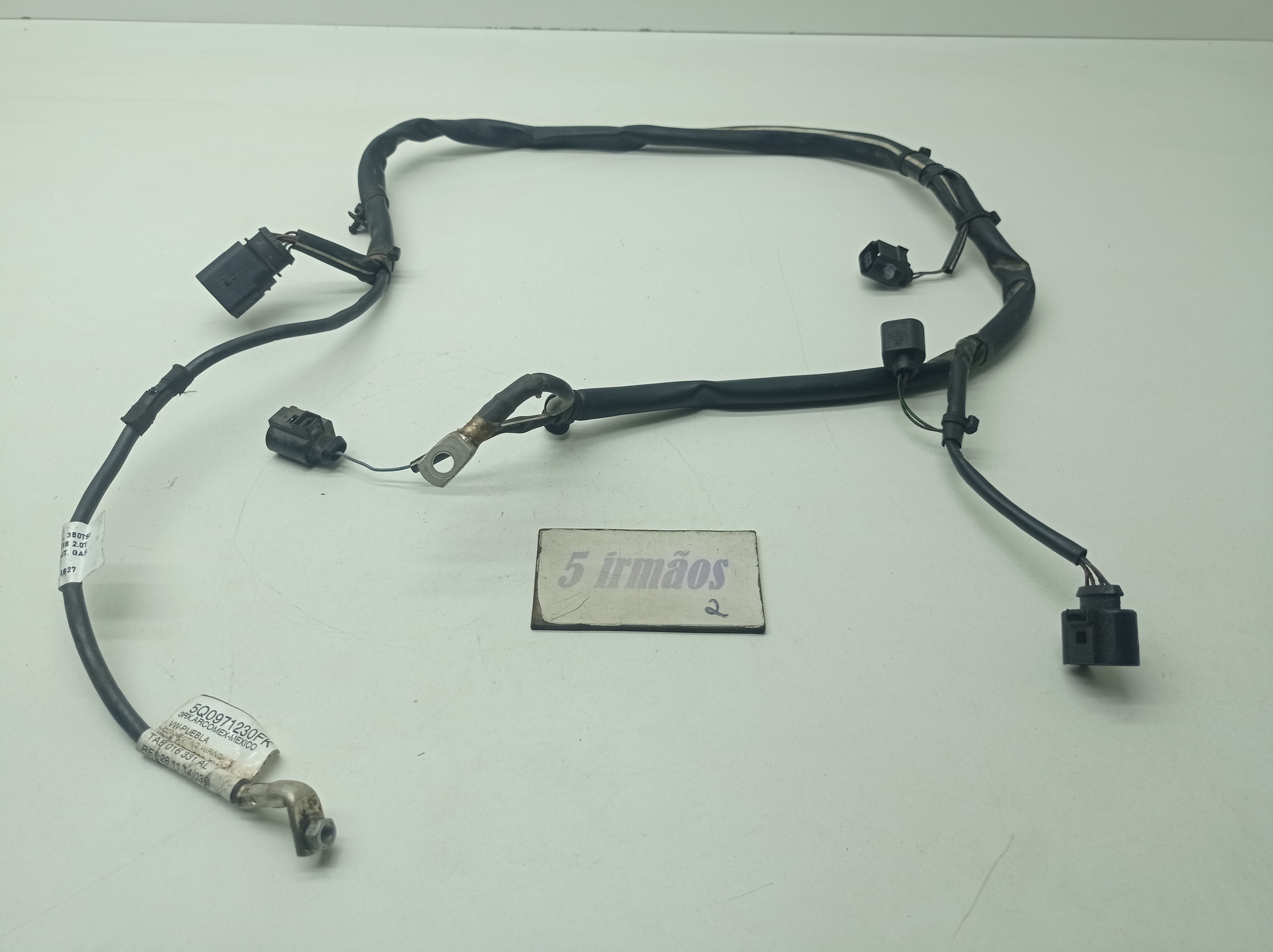 Chicote Alternador Vw Tiguan 350 Tsi 2.0 2018 N5q0971230fk