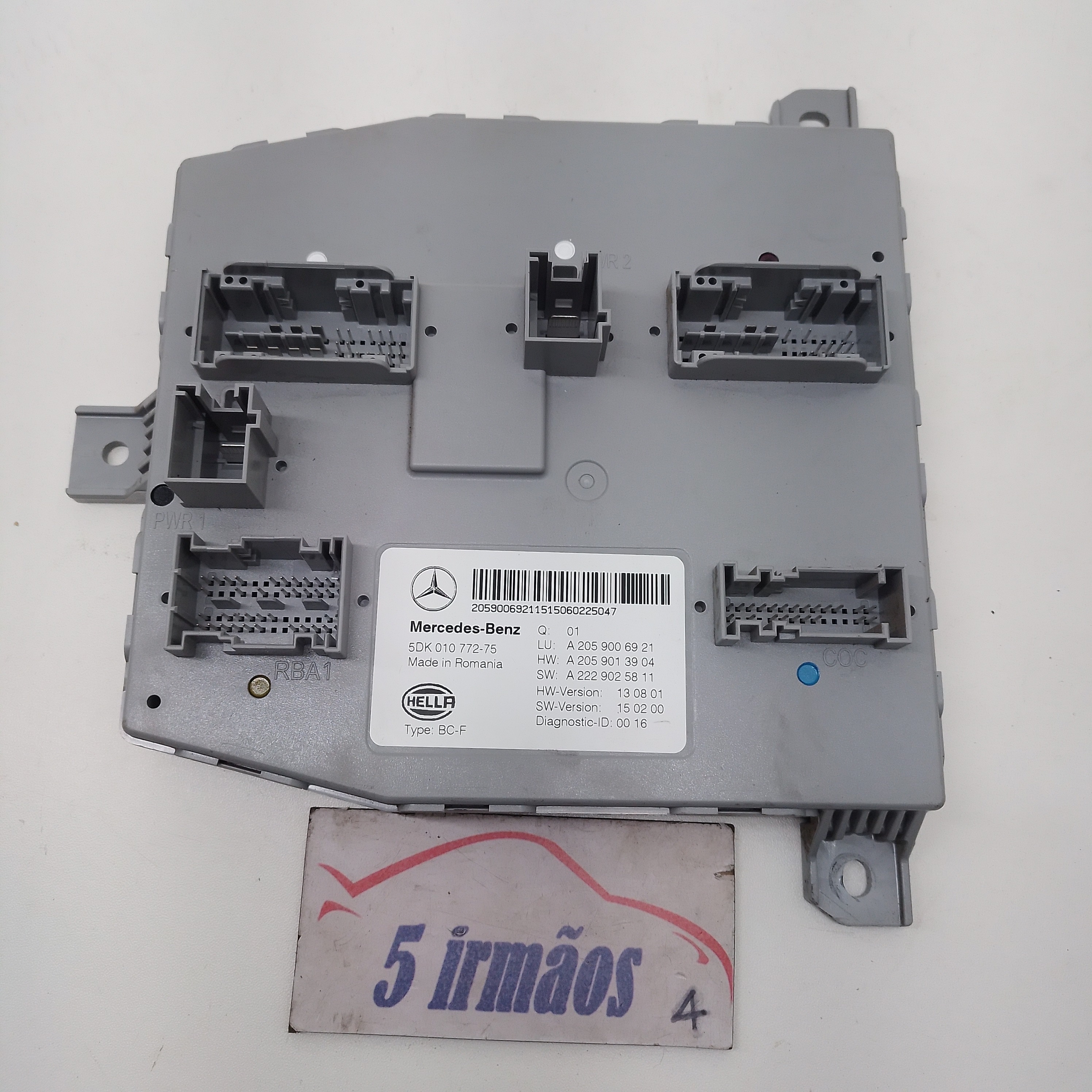 Módulo Conforto Mercedes-benz C200 2.0 2016 Na205900621