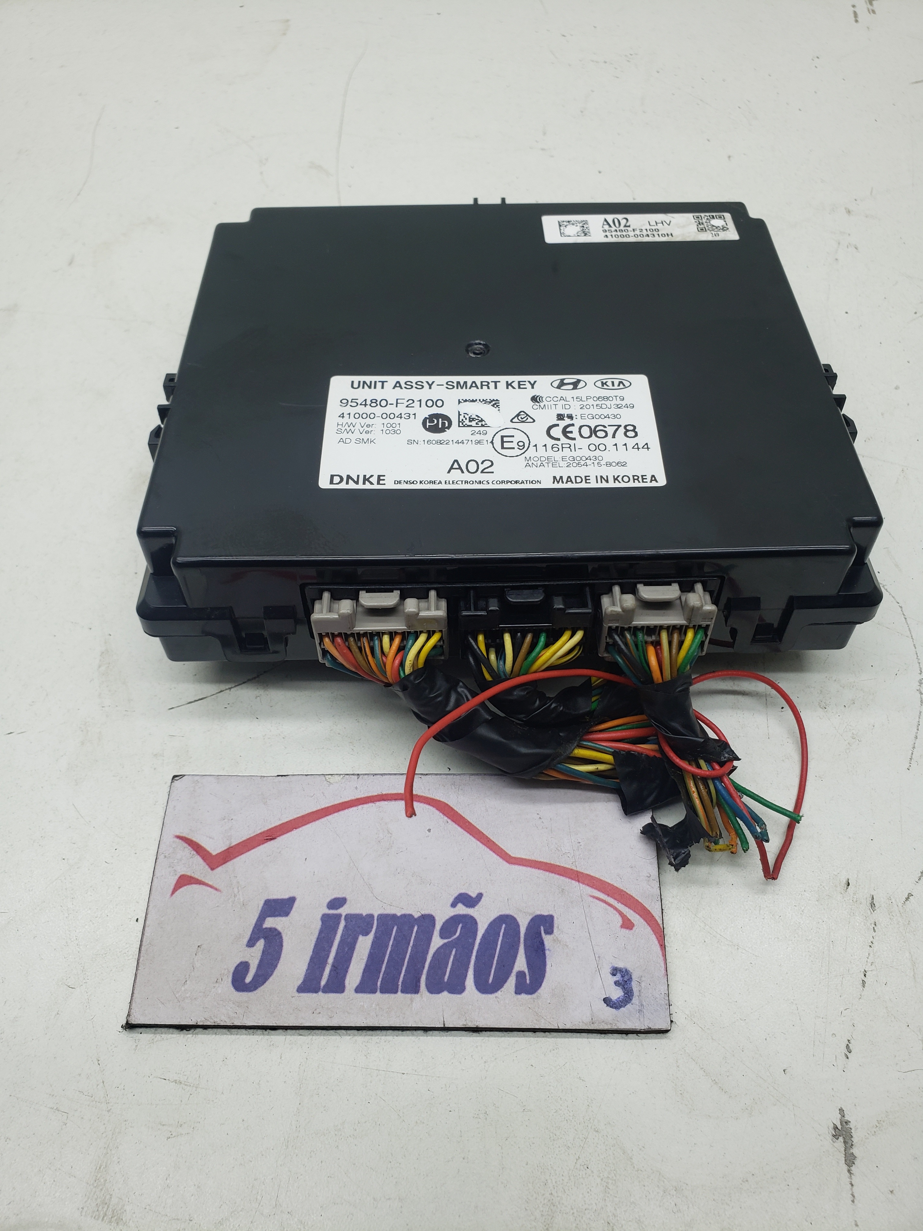 Módulo Smart Key Hyundai Elantra 2.0 2017 2018 N95480f2100