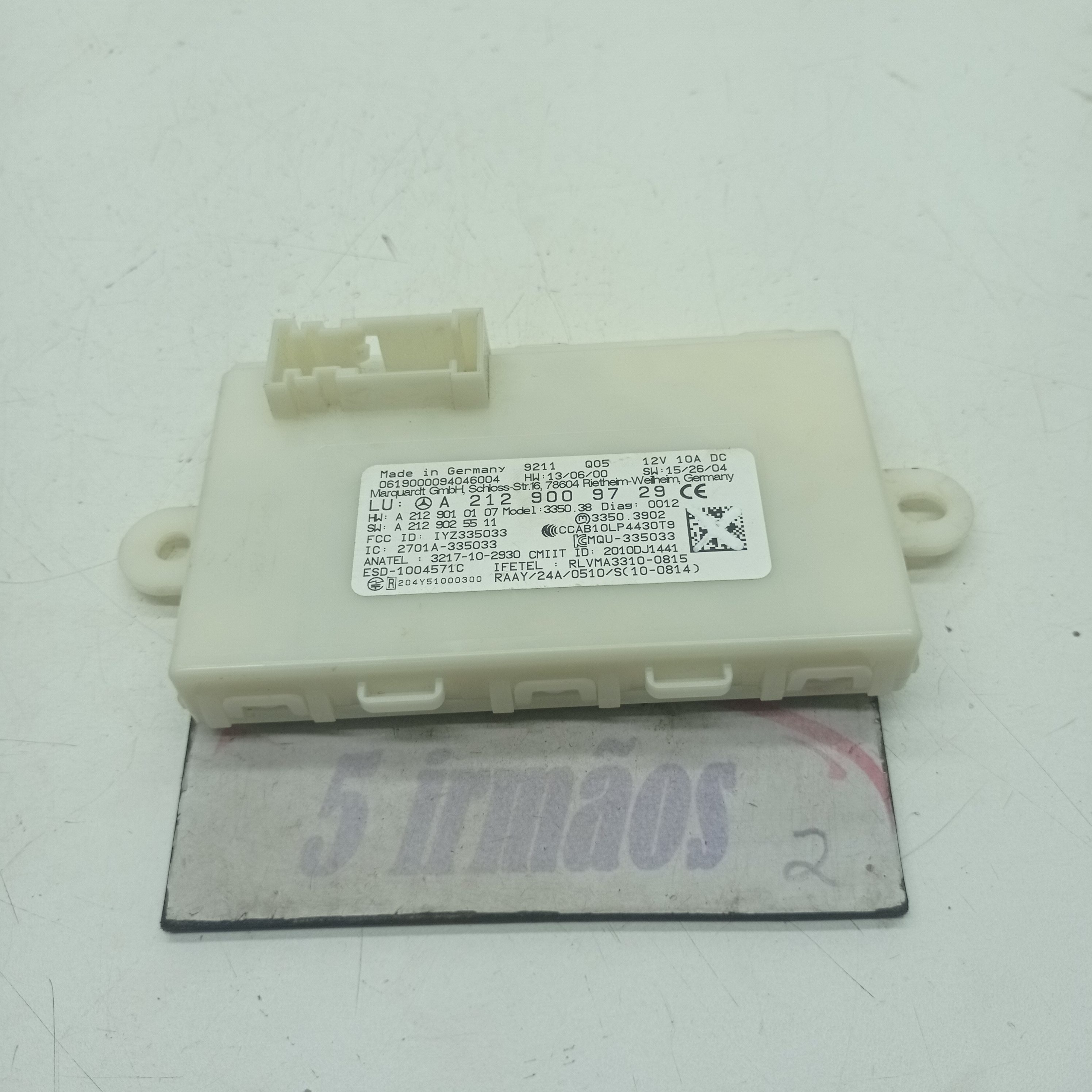 Módulo Keyless Mercedes Gla 200 1.6 2020 Nºa2129009729