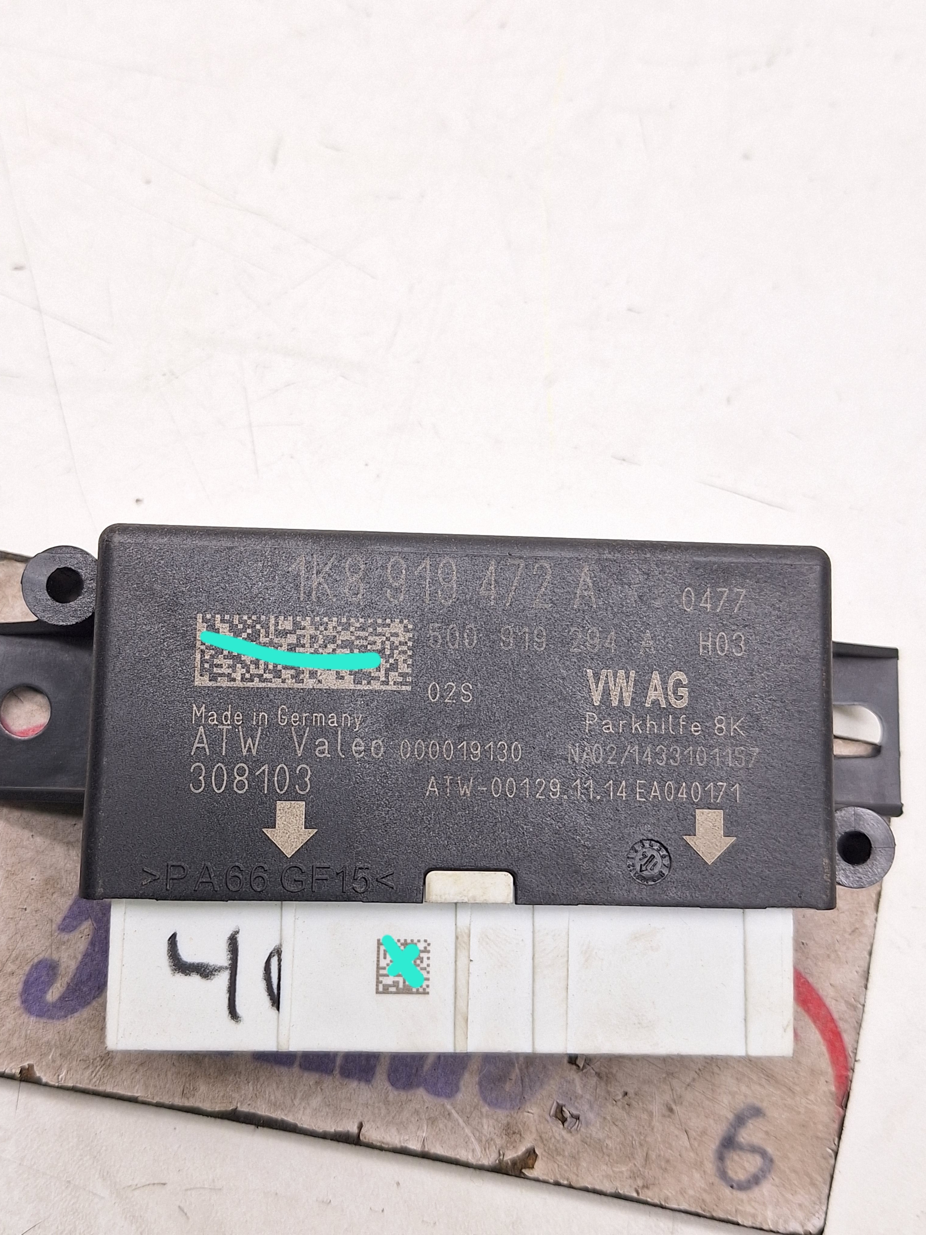 Módulo Sensor Estacionamento Vw Jetta 2.0 Tsi Nº1k8919472a