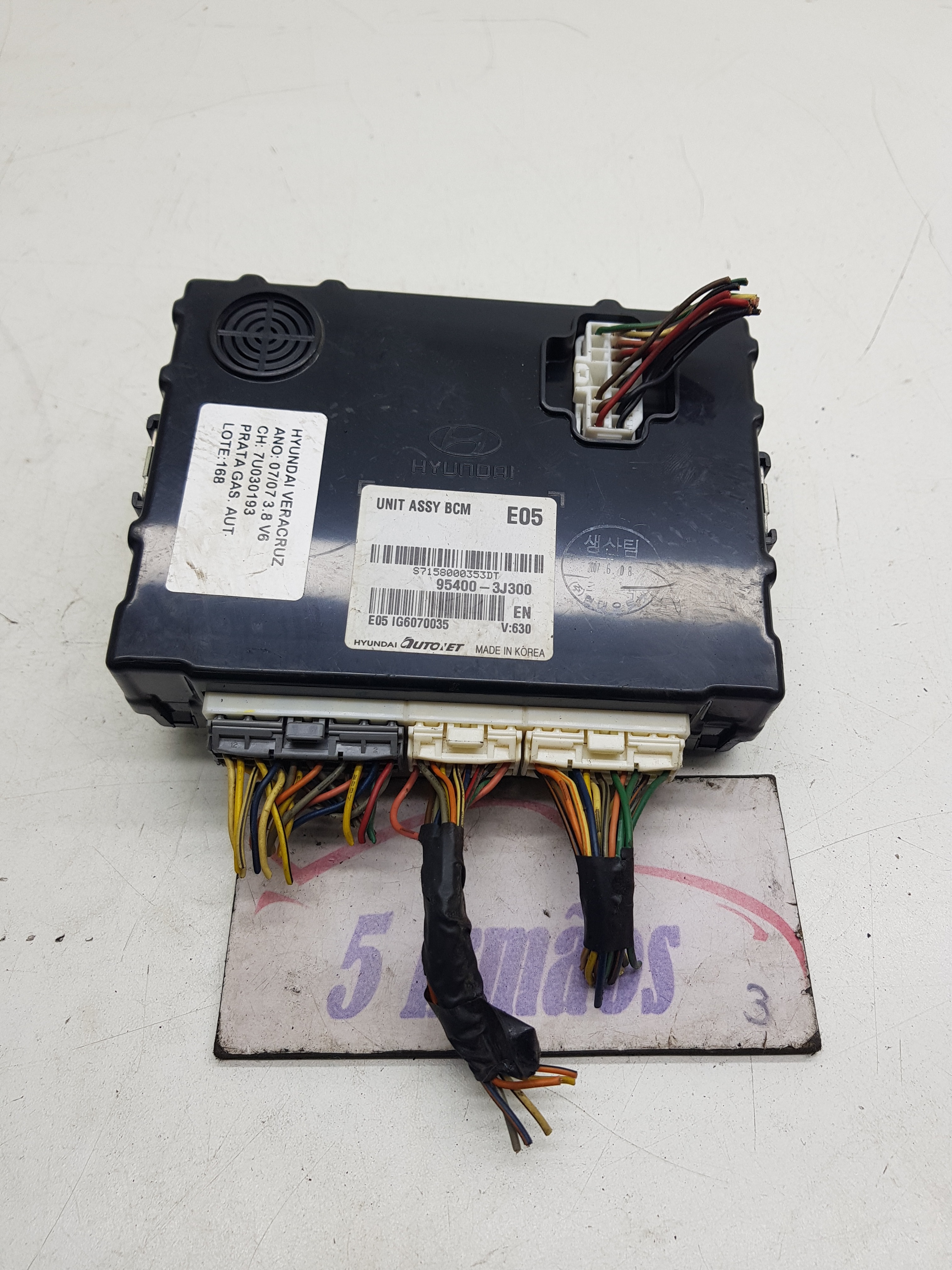 Módulo Conforto Bcm Hyundai Veracruz 3.8 2007 Nº954003j300