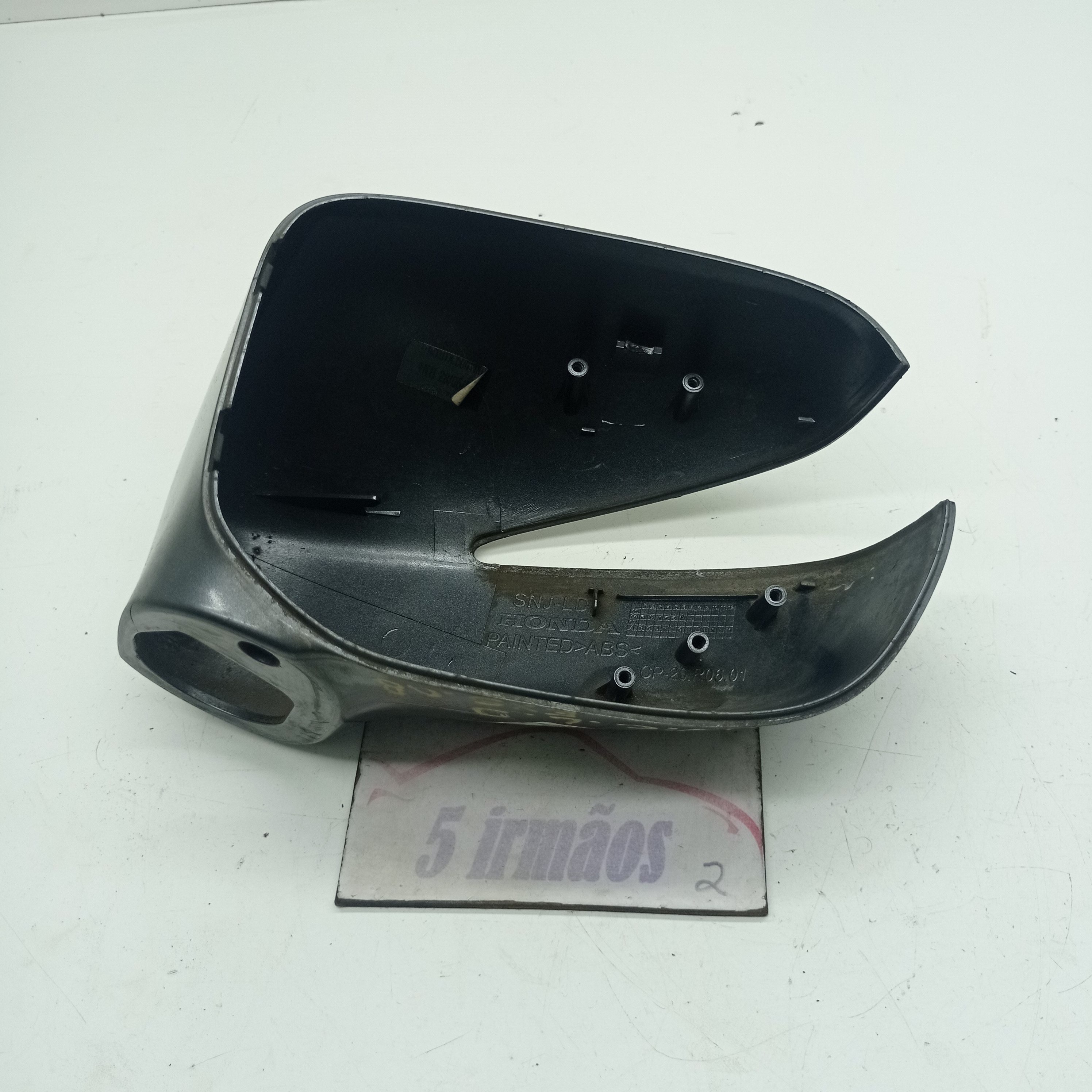 Capa Espelho Retrovisor Direito Honda Civic Exs 1.8 2008 Cinza
